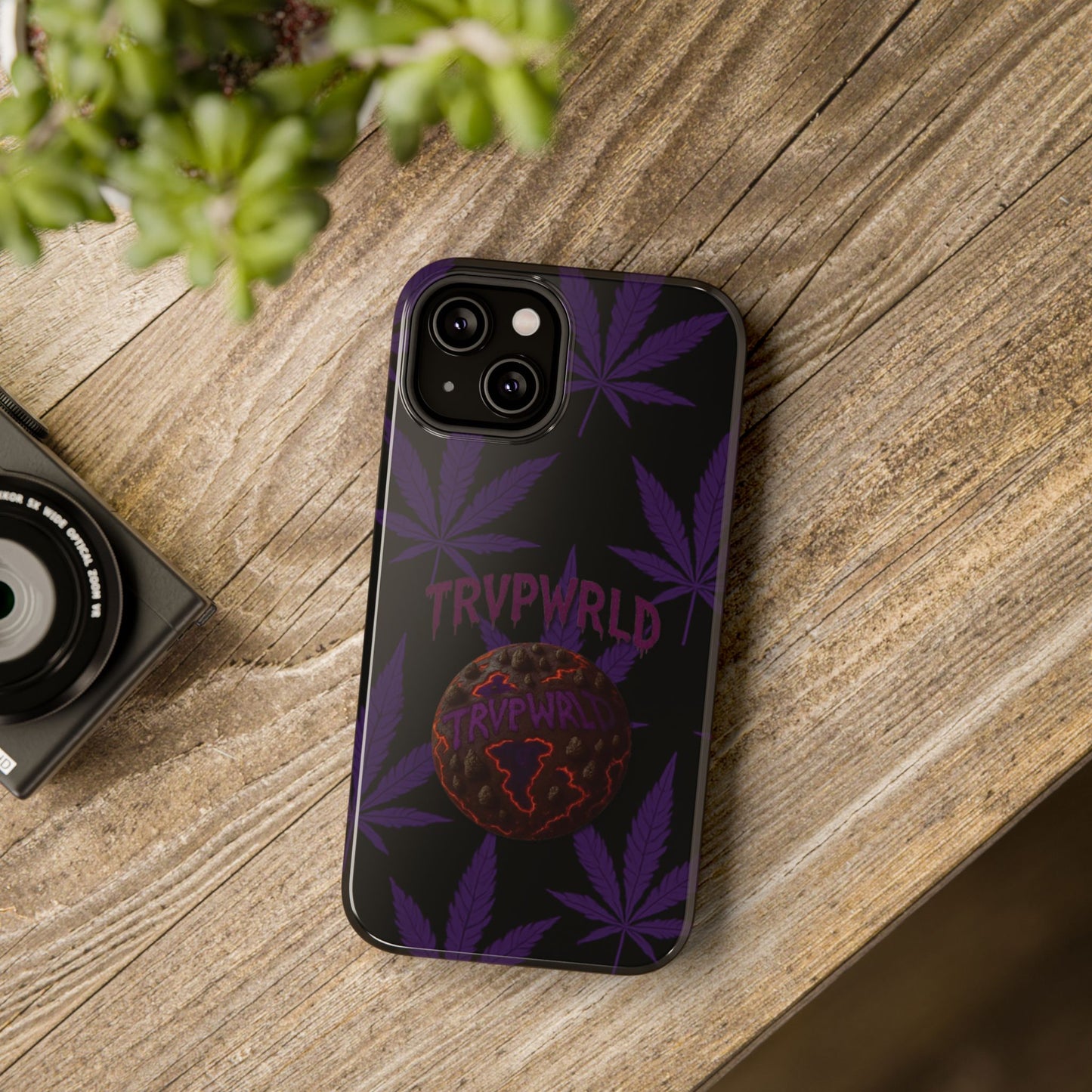Smoke Signals Cannabis-Themed Impact-Resistant Phone Case