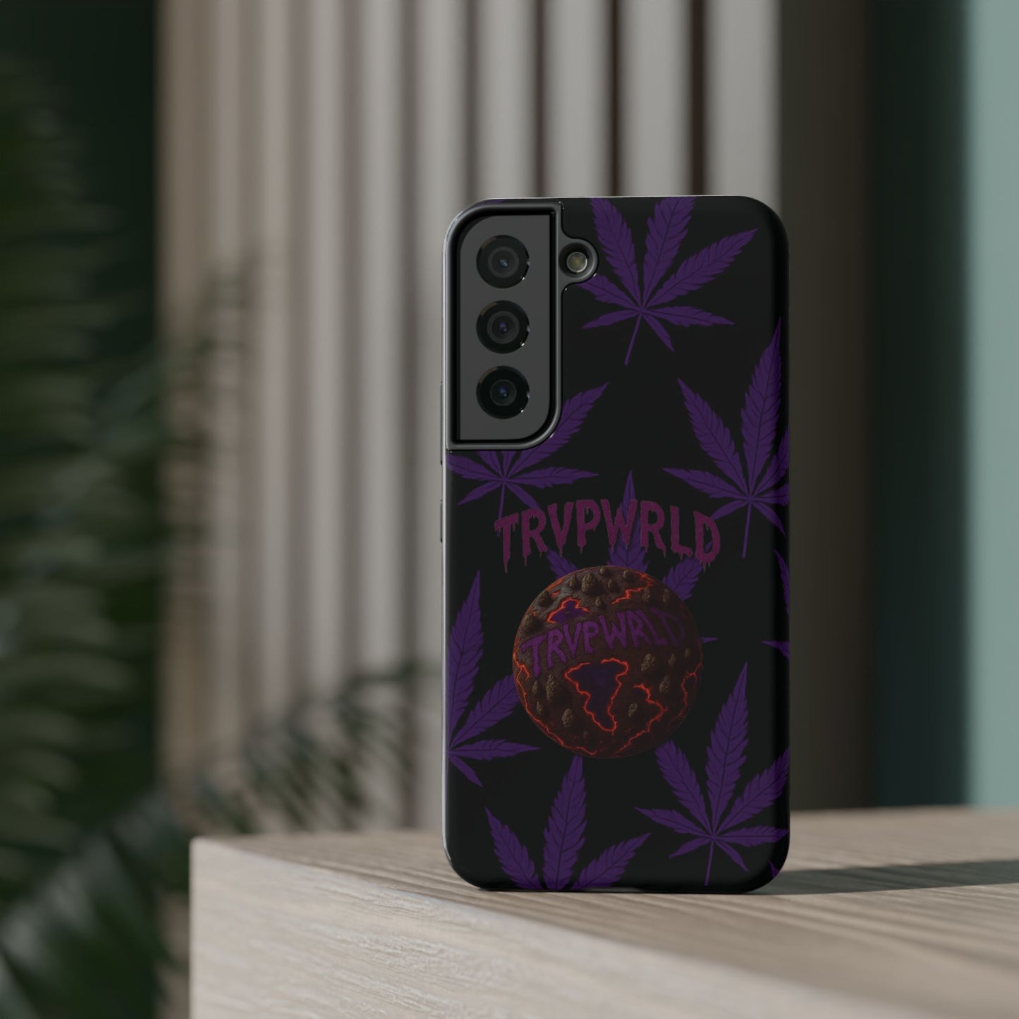 Smoke Signals Cannabis-Themed Impact-Resistant Phone Case