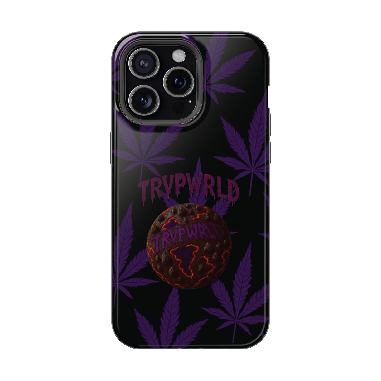 Smoke Signals Cannabis-Themed Impact-Resistant Phone Case