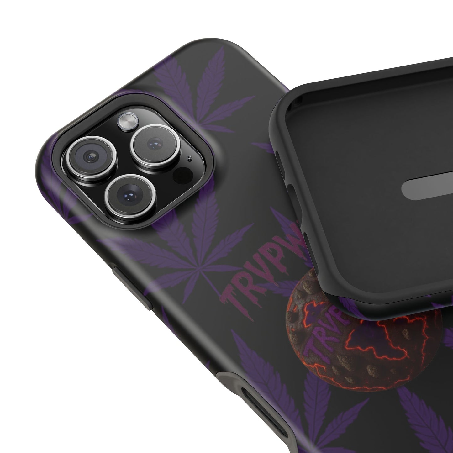 Smoke Signals Cannabis-Themed Impact-Resistant Phone Case