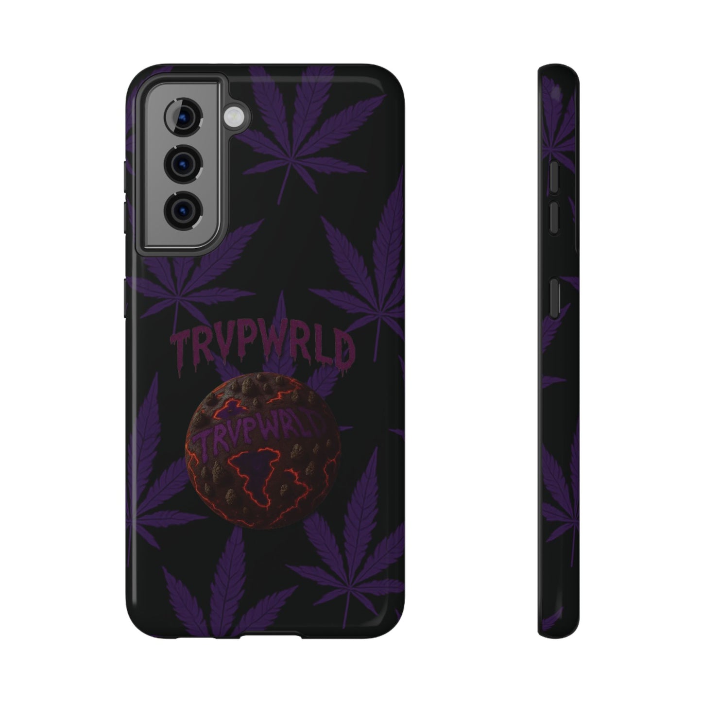 Smoke Signals Cannabis-Themed Impact-Resistant Phone Case
