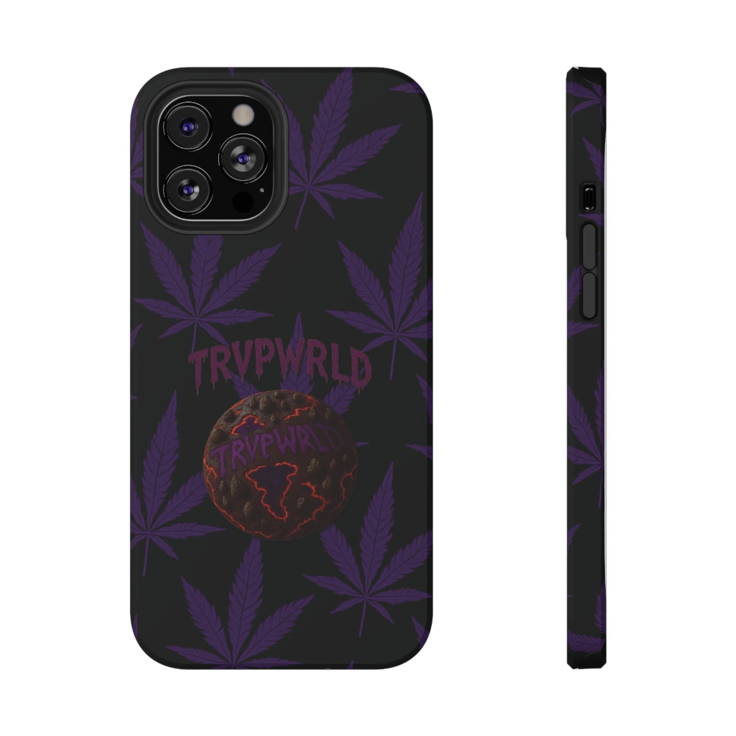 Smoke Signals Cannabis-Themed Impact-Resistant Phone Case
