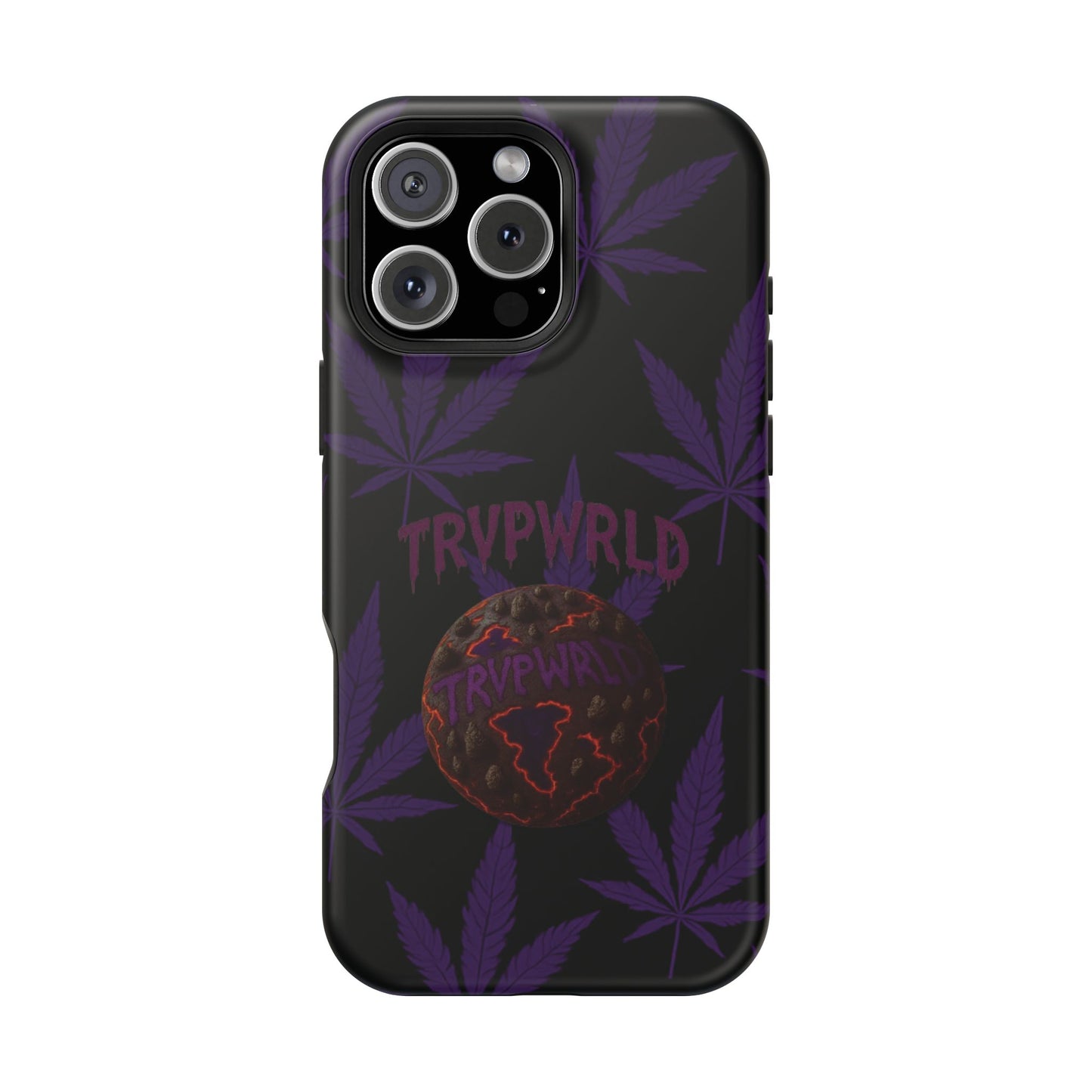 Smoke Signals Cannabis-Themed Impact-Resistant Phone Case