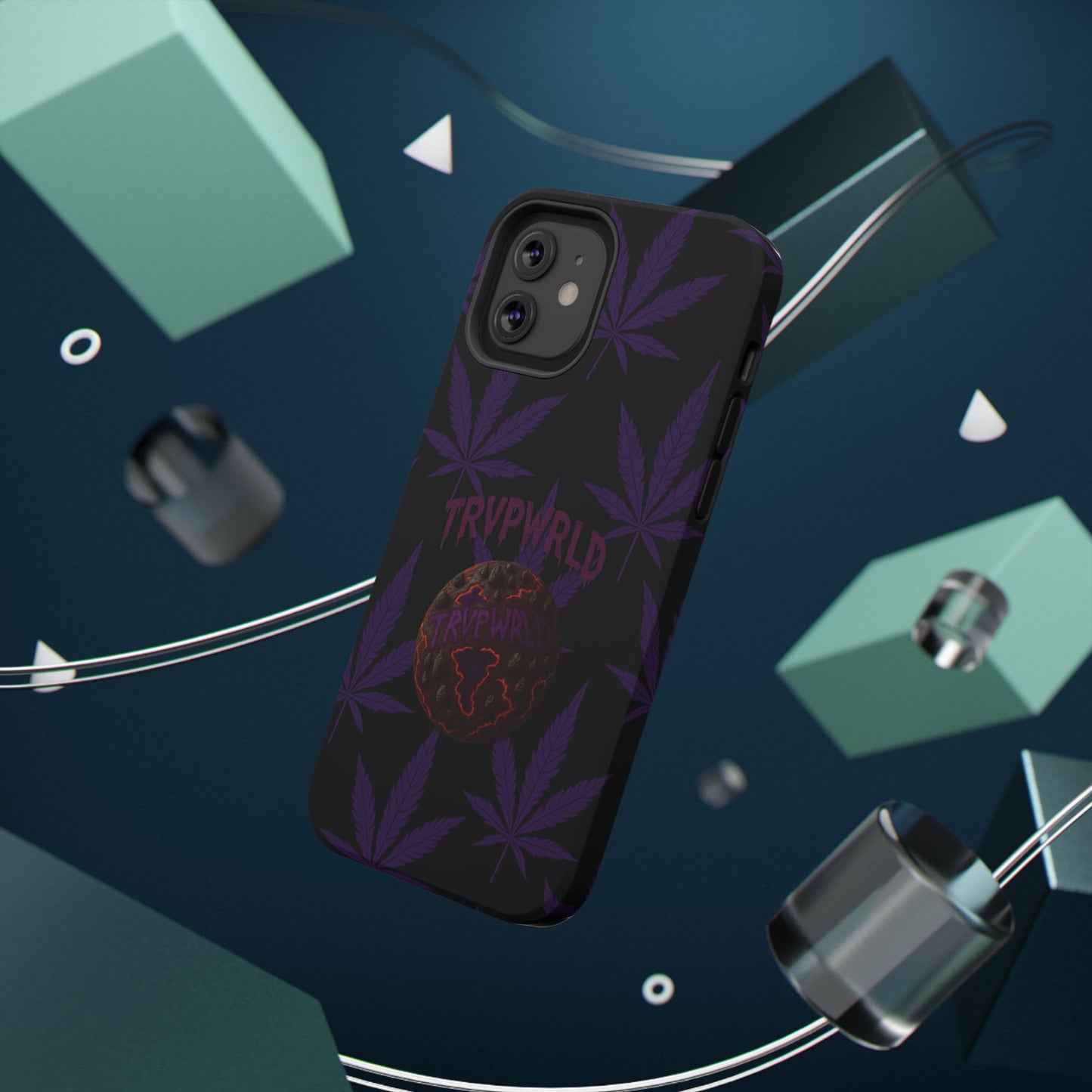 Smoke Signals Cannabis-Themed Impact-Resistant Phone Case
