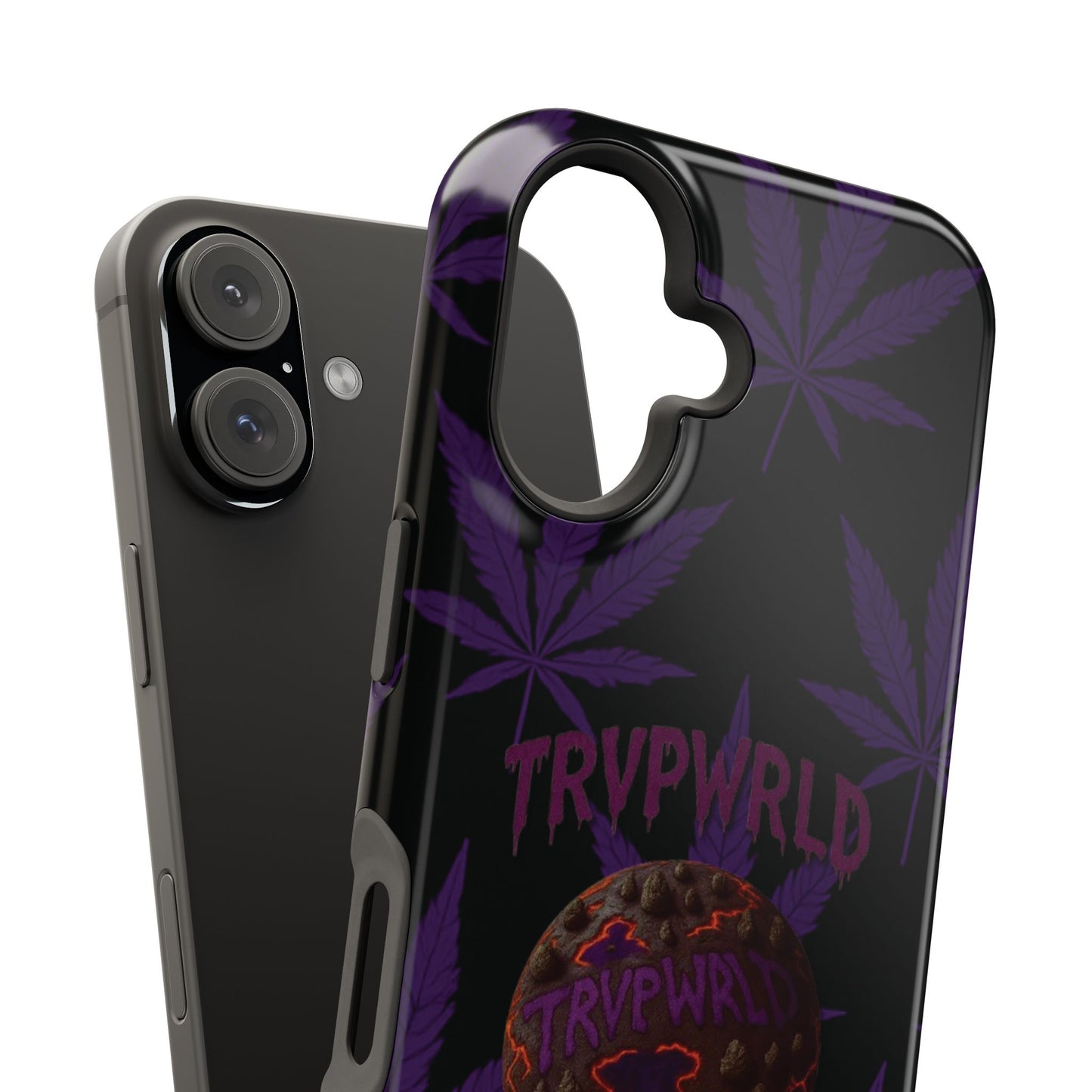 Smoke Signals Cannabis-Themed Impact-Resistant Phone Case