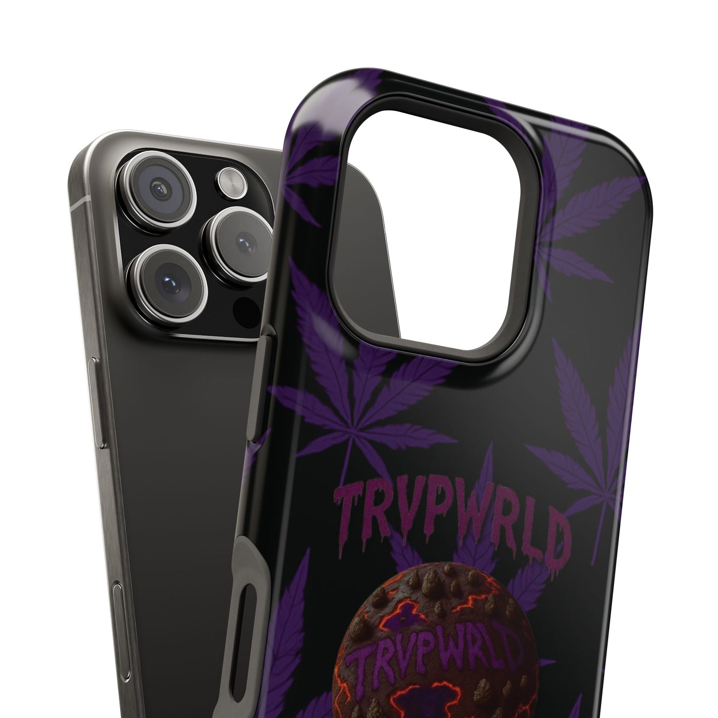Smoke Signals Cannabis-Themed Impact-Resistant Phone Case