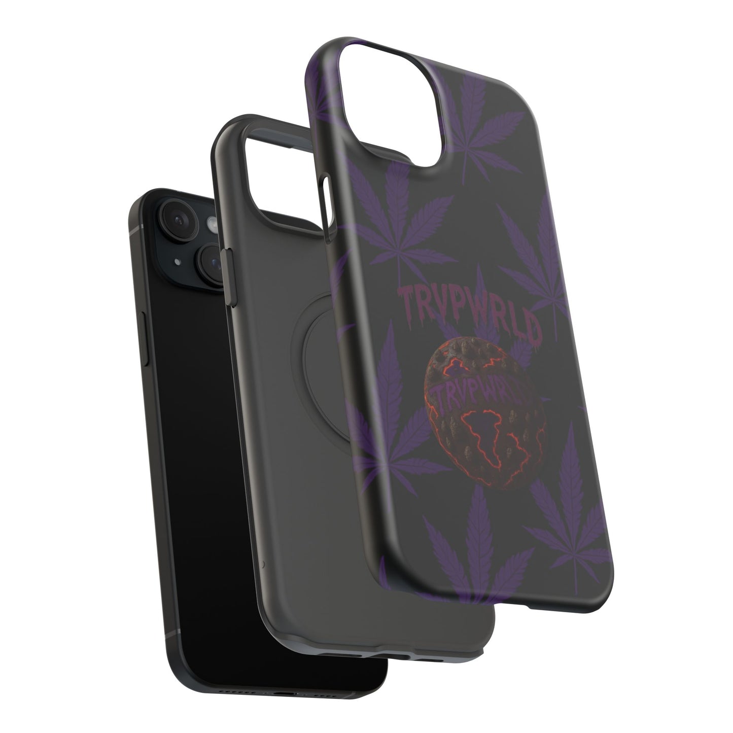 Smoke Signals Cannabis-Themed Impact-Resistant Phone Case