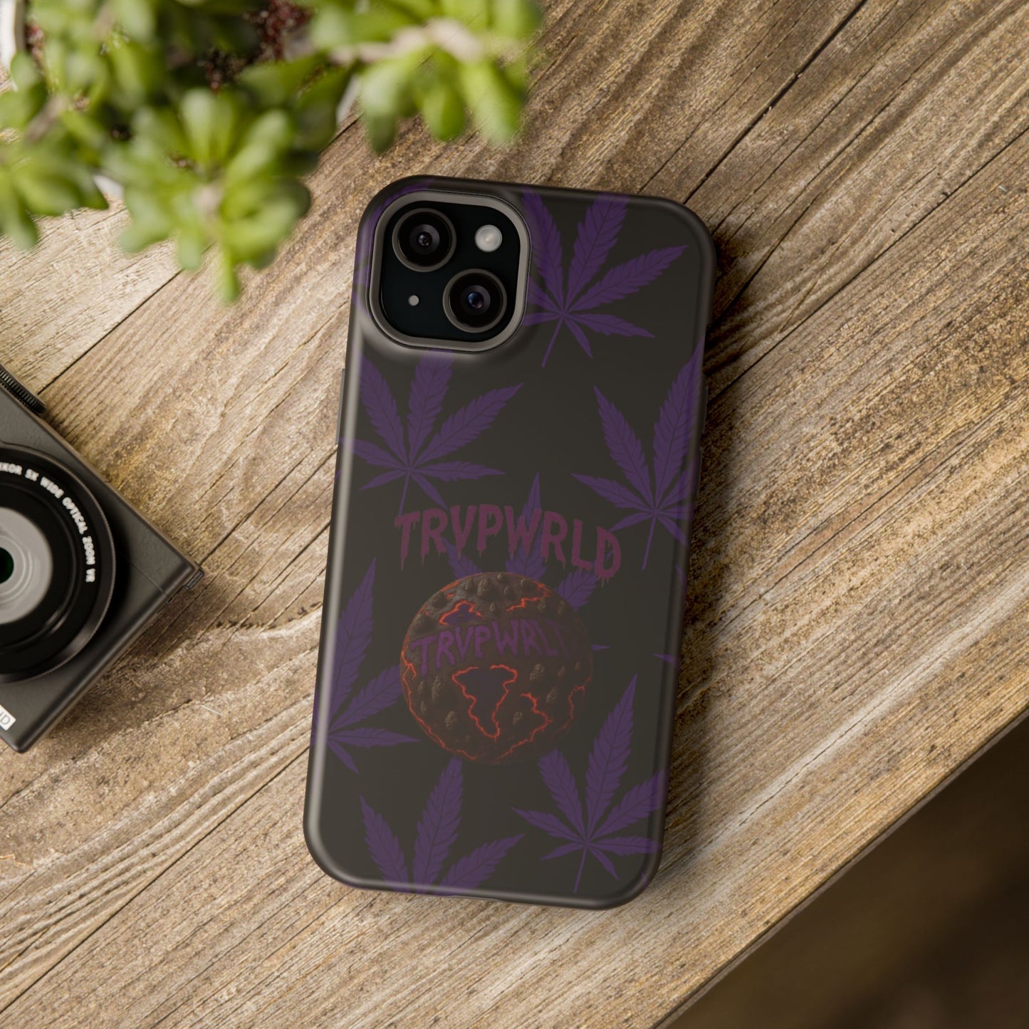 Smoke Signals Cannabis-Themed Impact-Resistant Phone Case