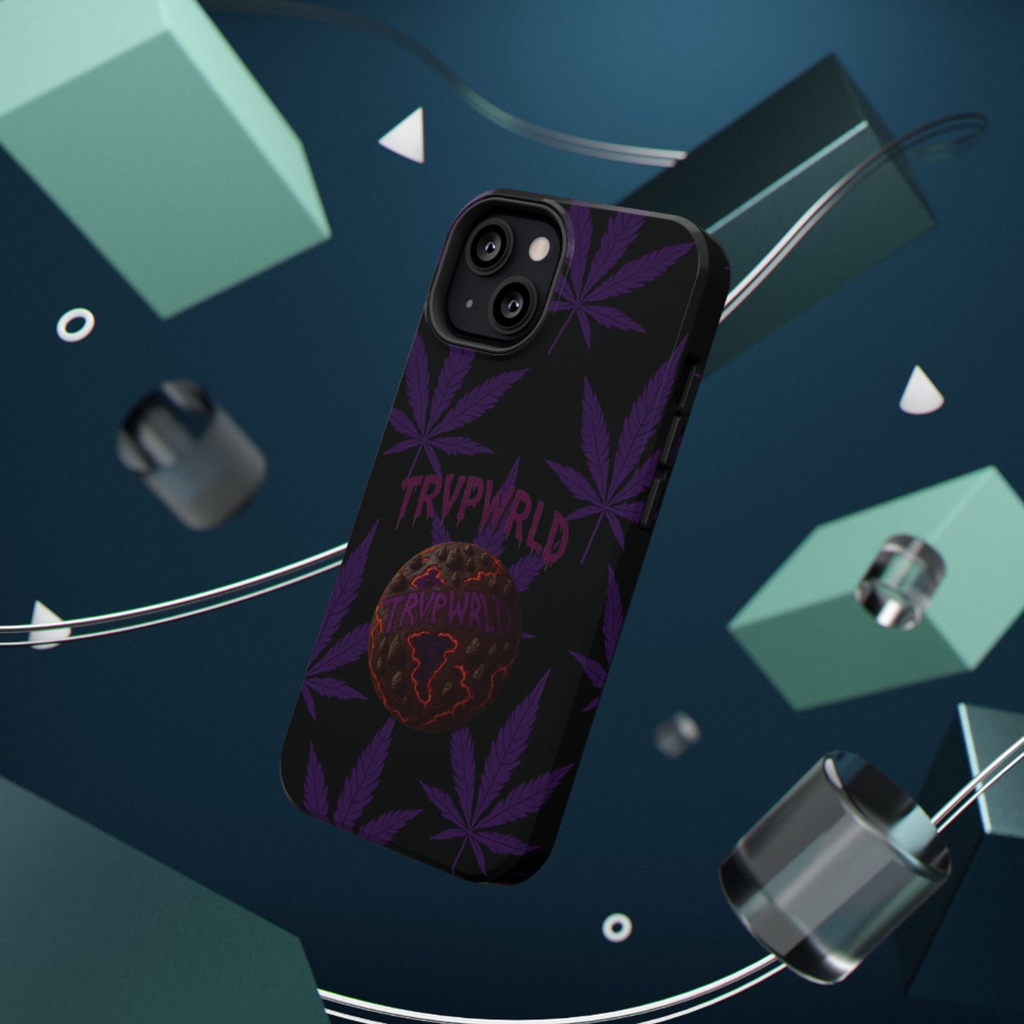 Smoke Signals Cannabis-Themed Impact-Resistant Phone Case