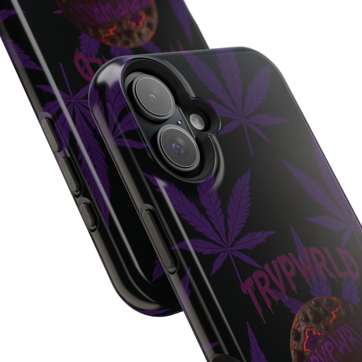 Smoke Signals Cannabis-Themed Impact-Resistant Phone Case