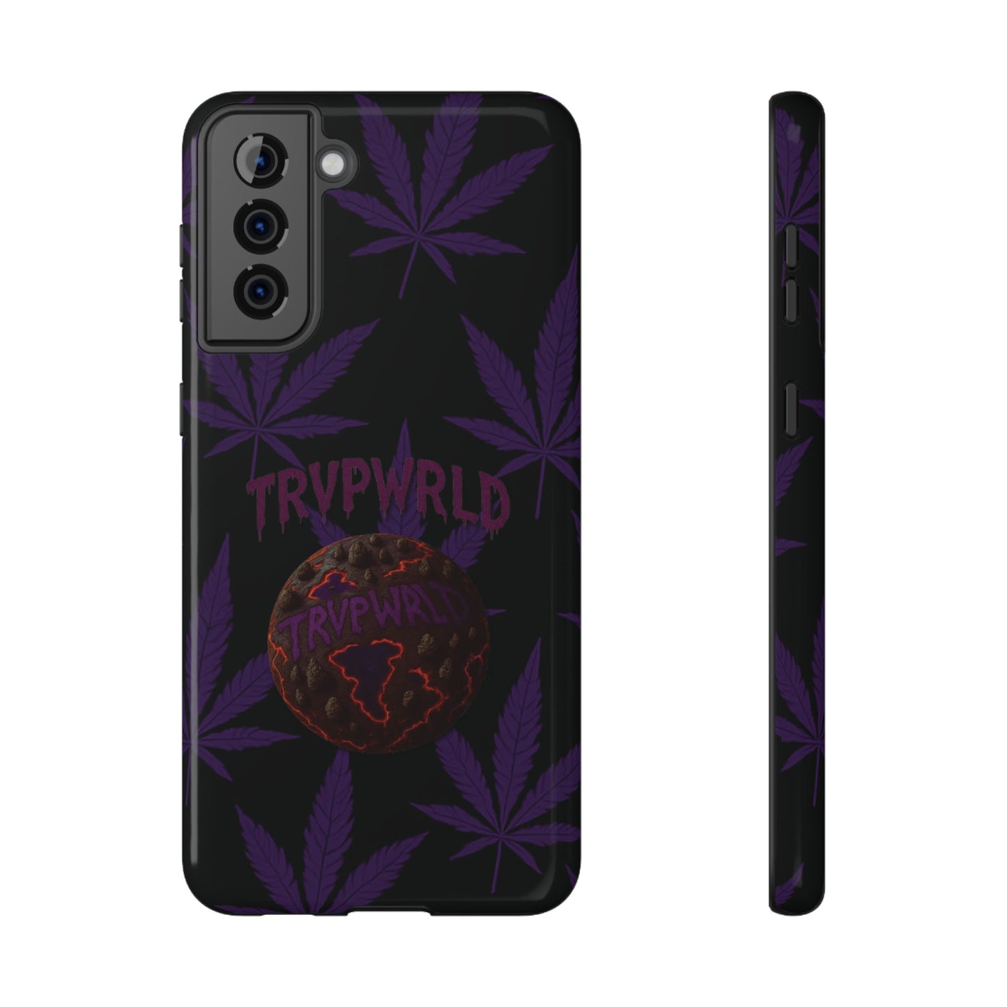 Smoke Signals Cannabis-Themed Impact-Resistant Phone Case