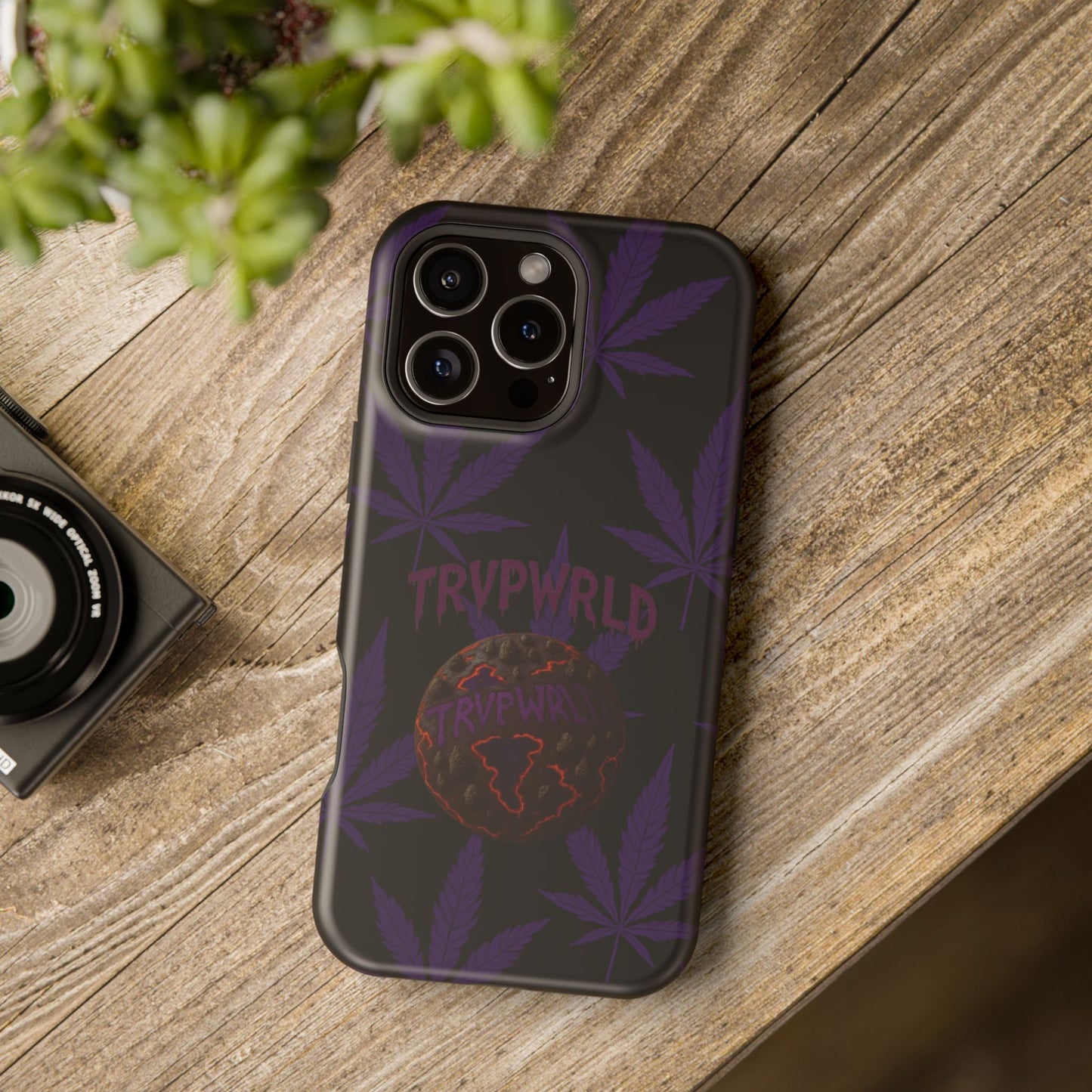 Smoke Signals Cannabis-Themed Impact-Resistant Phone Case