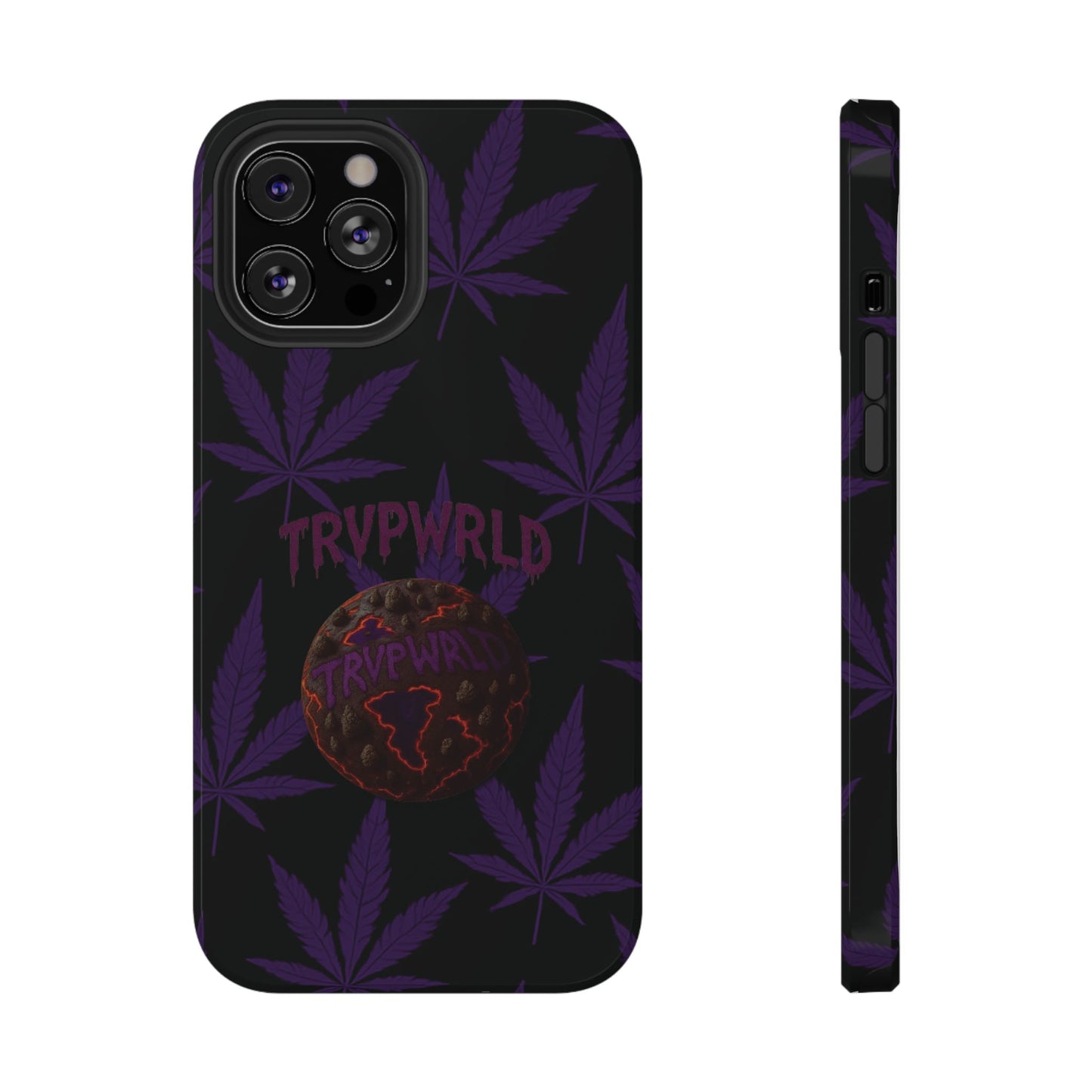 Smoke Signals Cannabis-Themed Impact-Resistant Phone Case