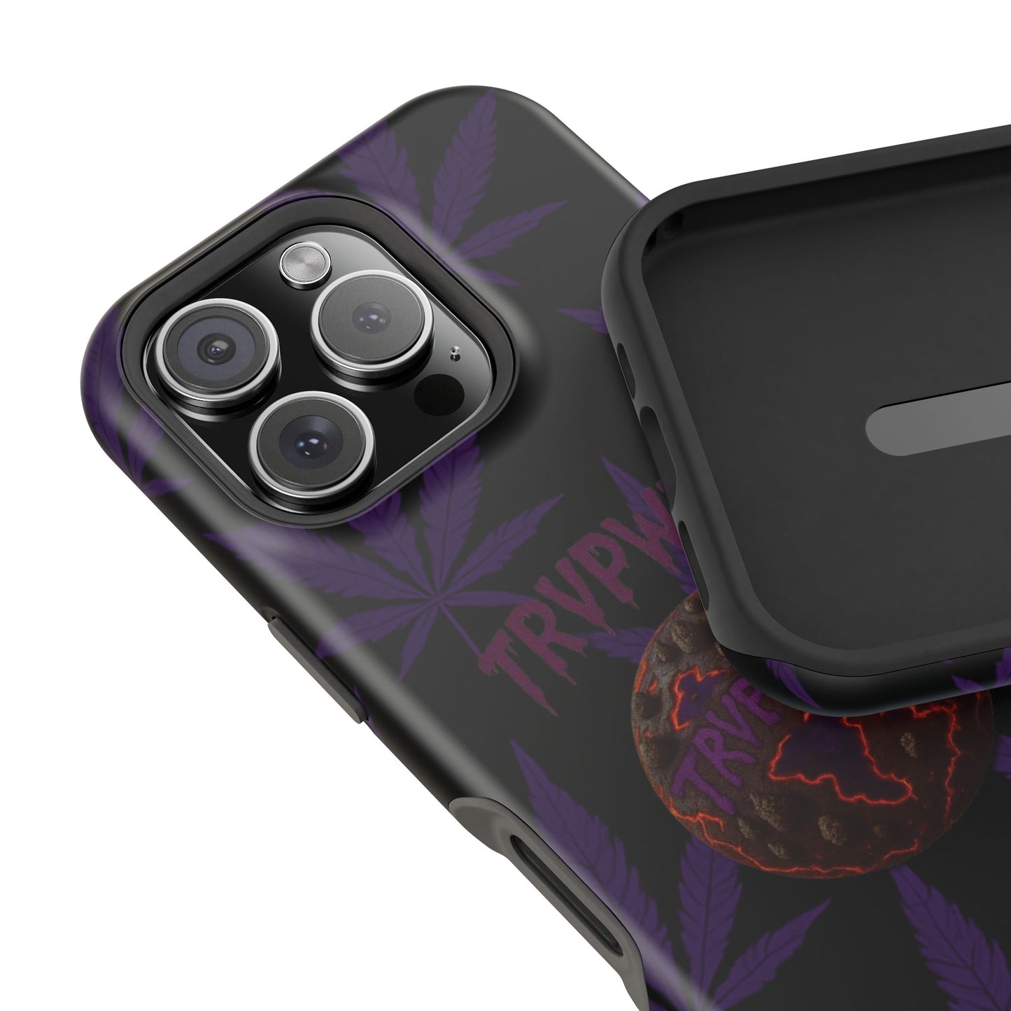 Smoke Signals Cannabis-Themed Impact-Resistant Phone Case