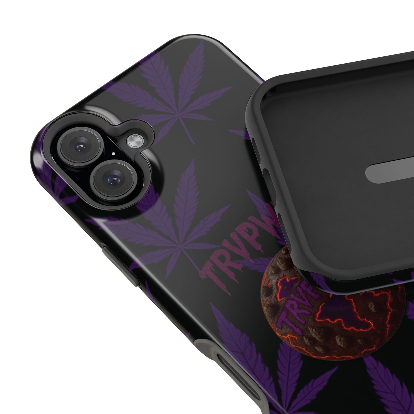 Smoke Signals Cannabis-Themed Impact-Resistant Phone Case