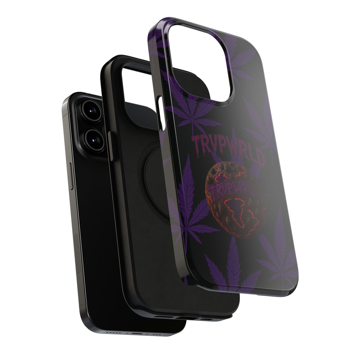 Smoke Signals Cannabis-Themed Impact-Resistant Phone Case