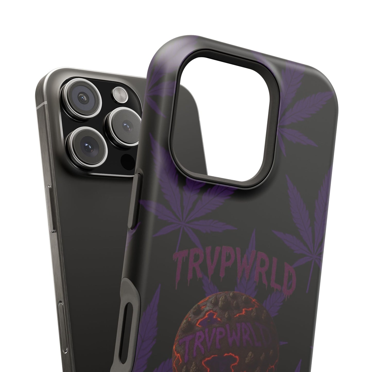 Smoke Signals Cannabis-Themed Impact-Resistant Phone Case
