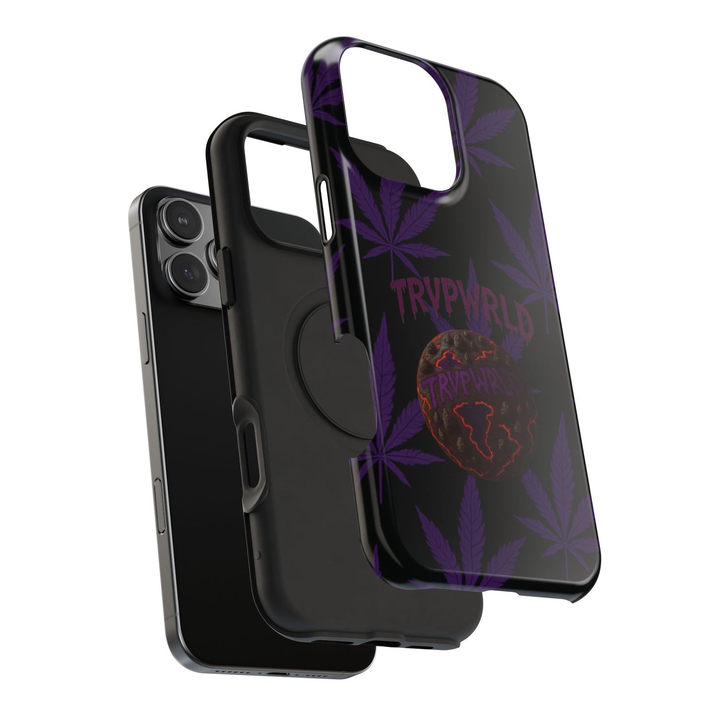 Smoke Signals Cannabis-Themed Impact-Resistant Phone Case