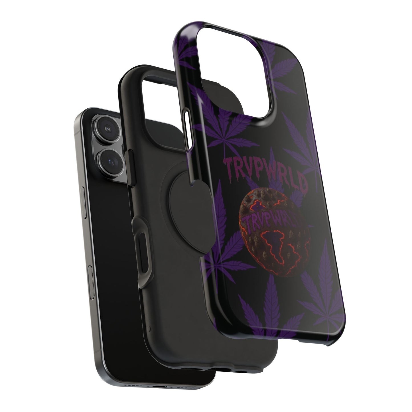 Smoke Signals Cannabis-Themed Impact-Resistant Phone Case