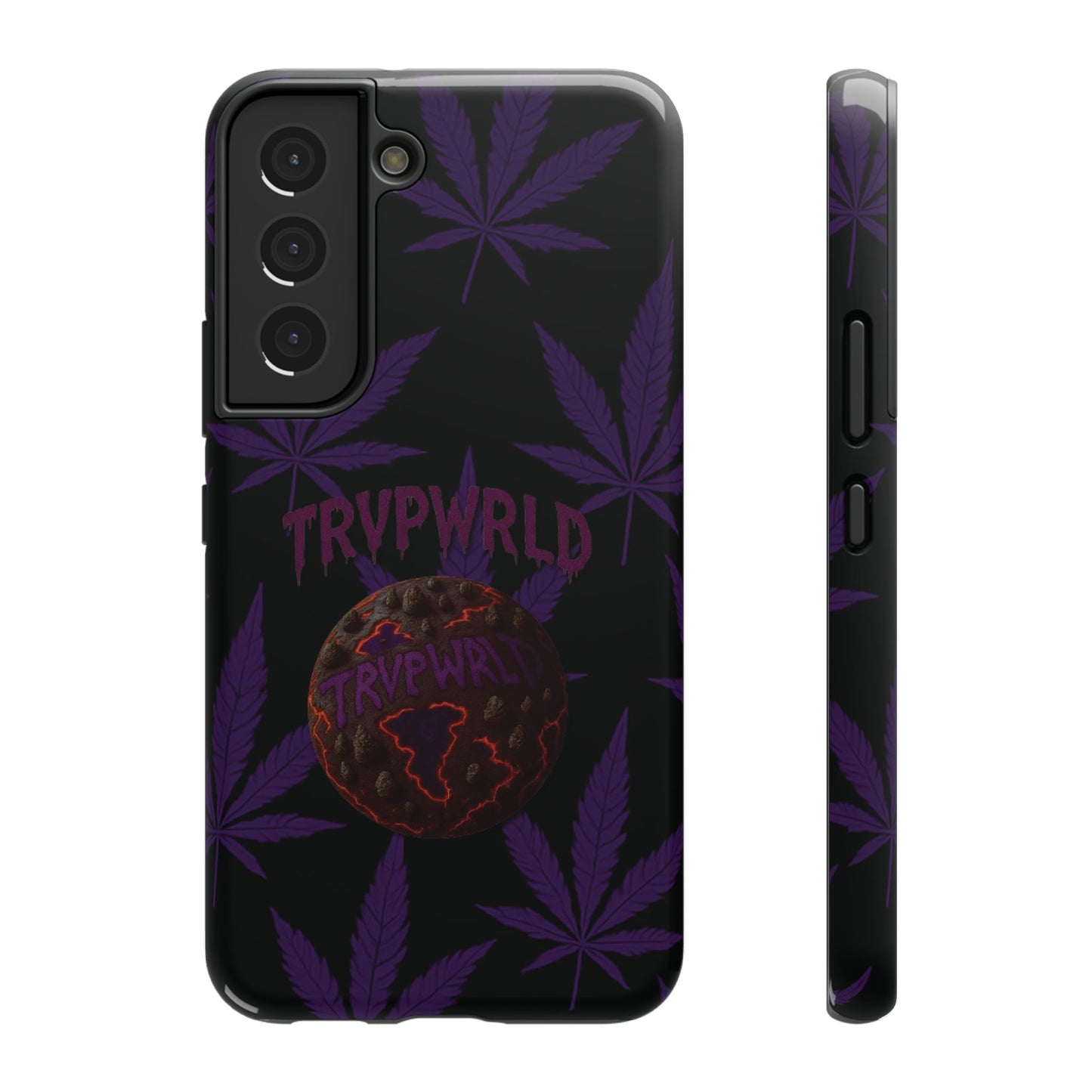 Smoke Signals Cannabis-Themed Impact-Resistant Phone Case