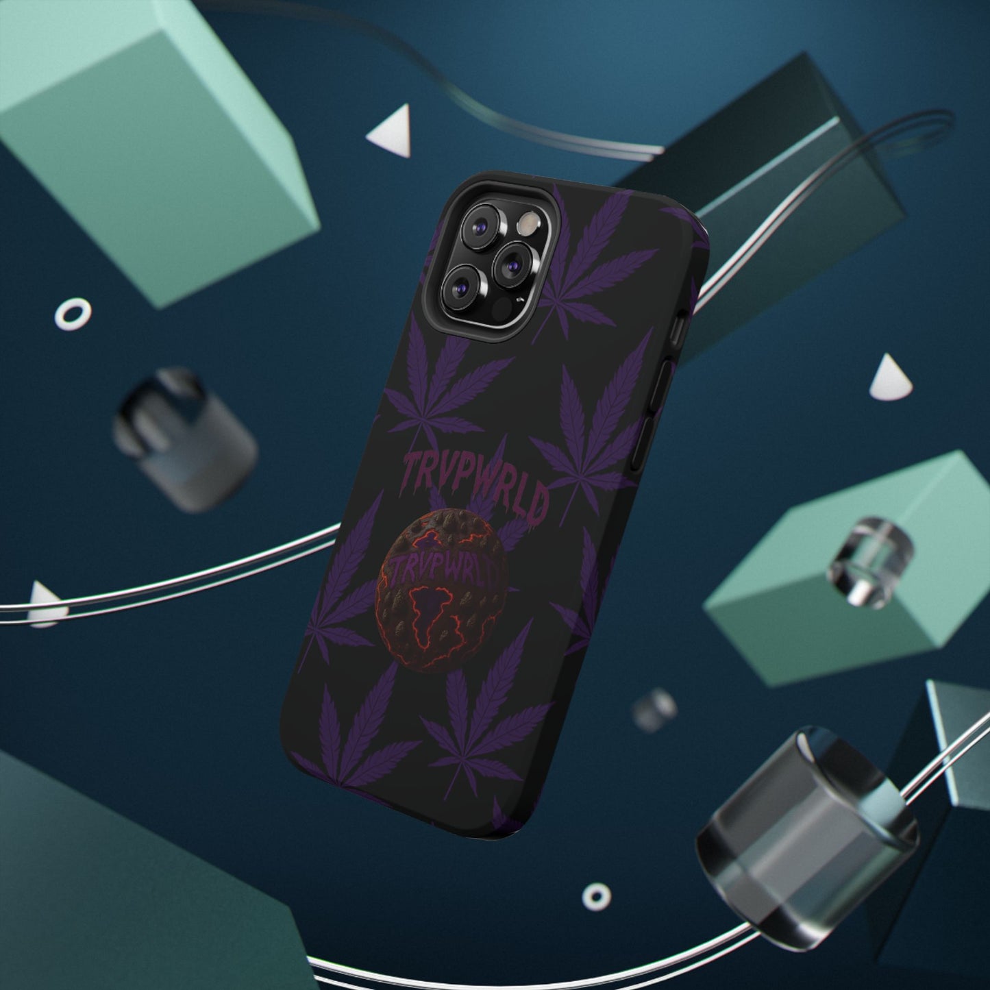 Smoke Signals Cannabis-Themed Impact-Resistant Phone Case