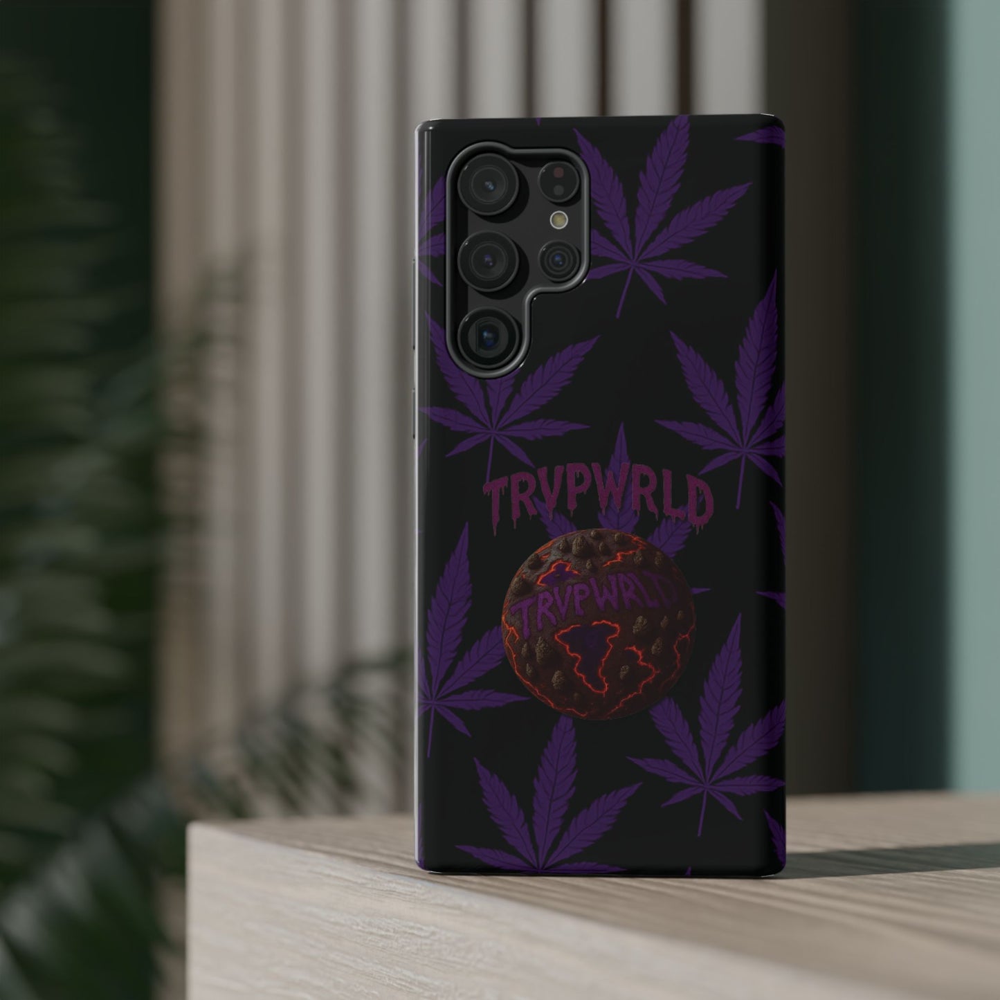 Smoke Signals Cannabis-Themed Impact-Resistant Phone Case