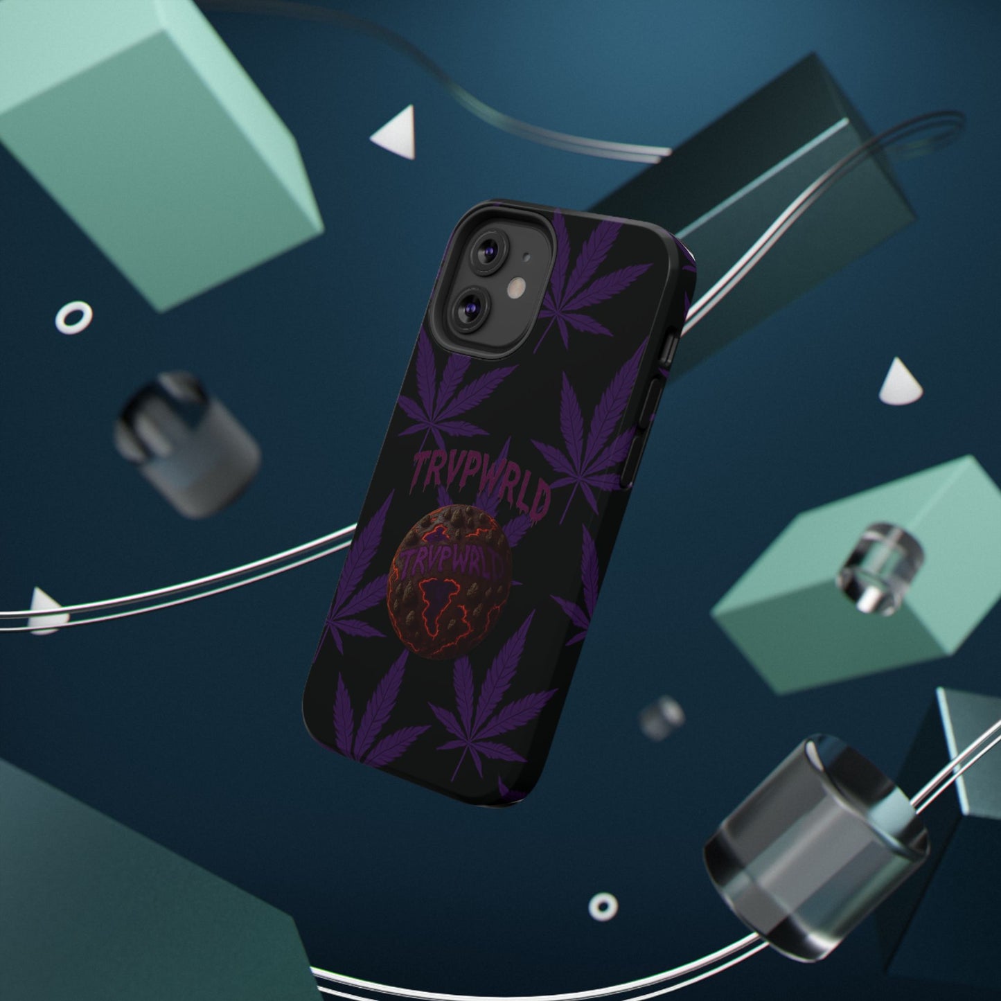Smoke Signals Cannabis-Themed Impact-Resistant Phone Case
