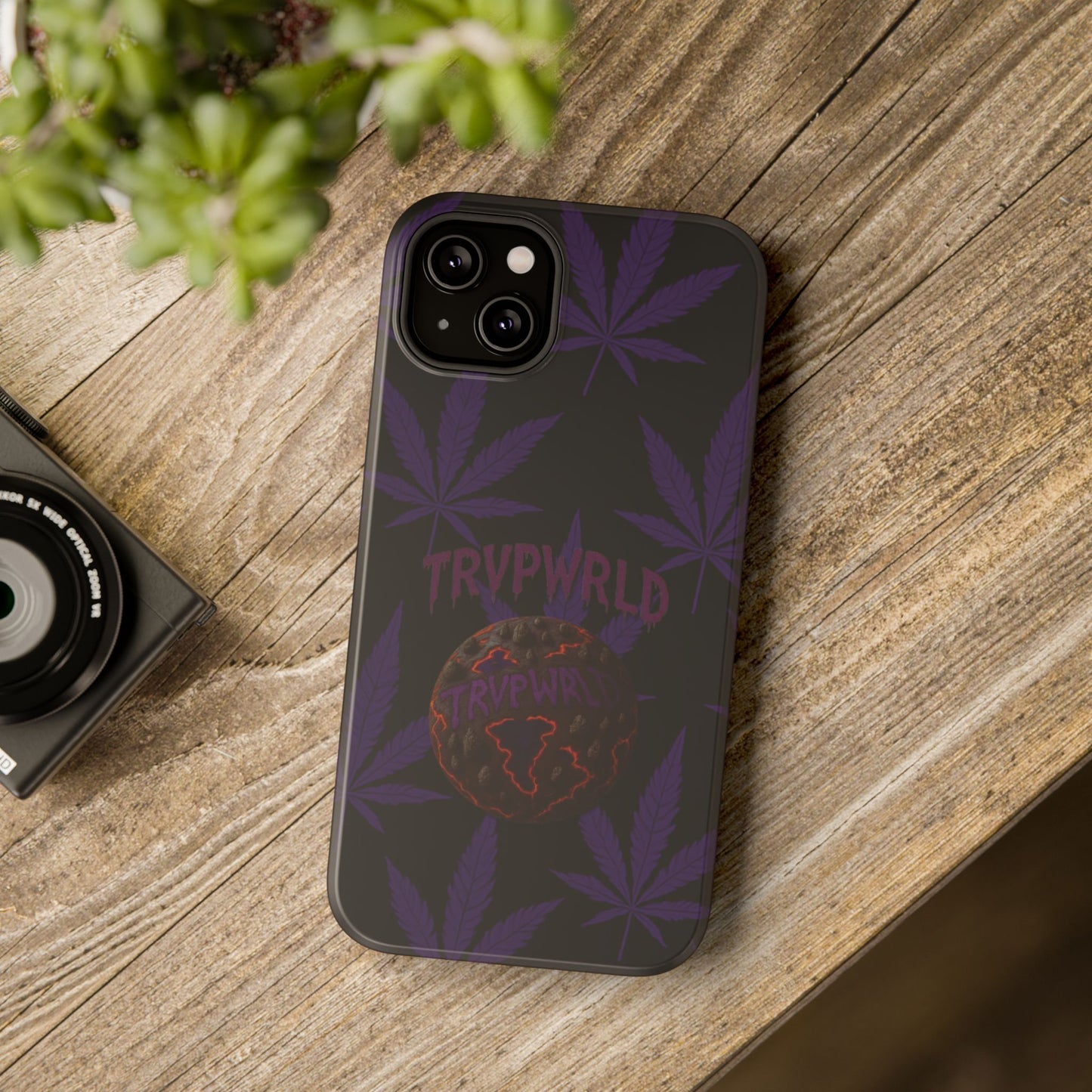 Smoke Signals Cannabis-Themed Impact-Resistant Phone Case