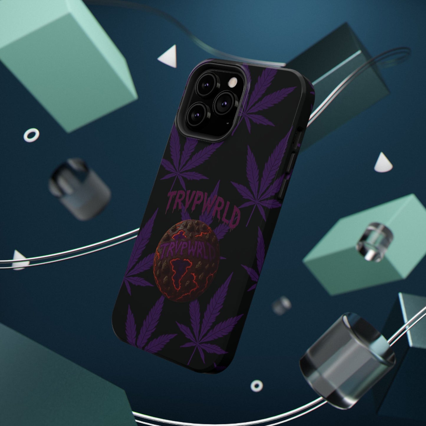 Smoke Signals Cannabis-Themed Impact-Resistant Phone Case
