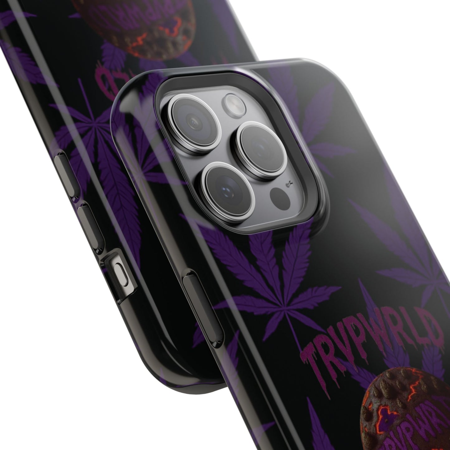 Smoke Signals Cannabis-Themed Impact-Resistant Phone Case