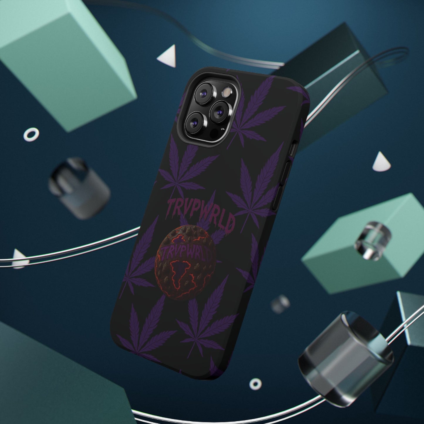 Smoke Signals Cannabis-Themed Impact-Resistant Phone Case
