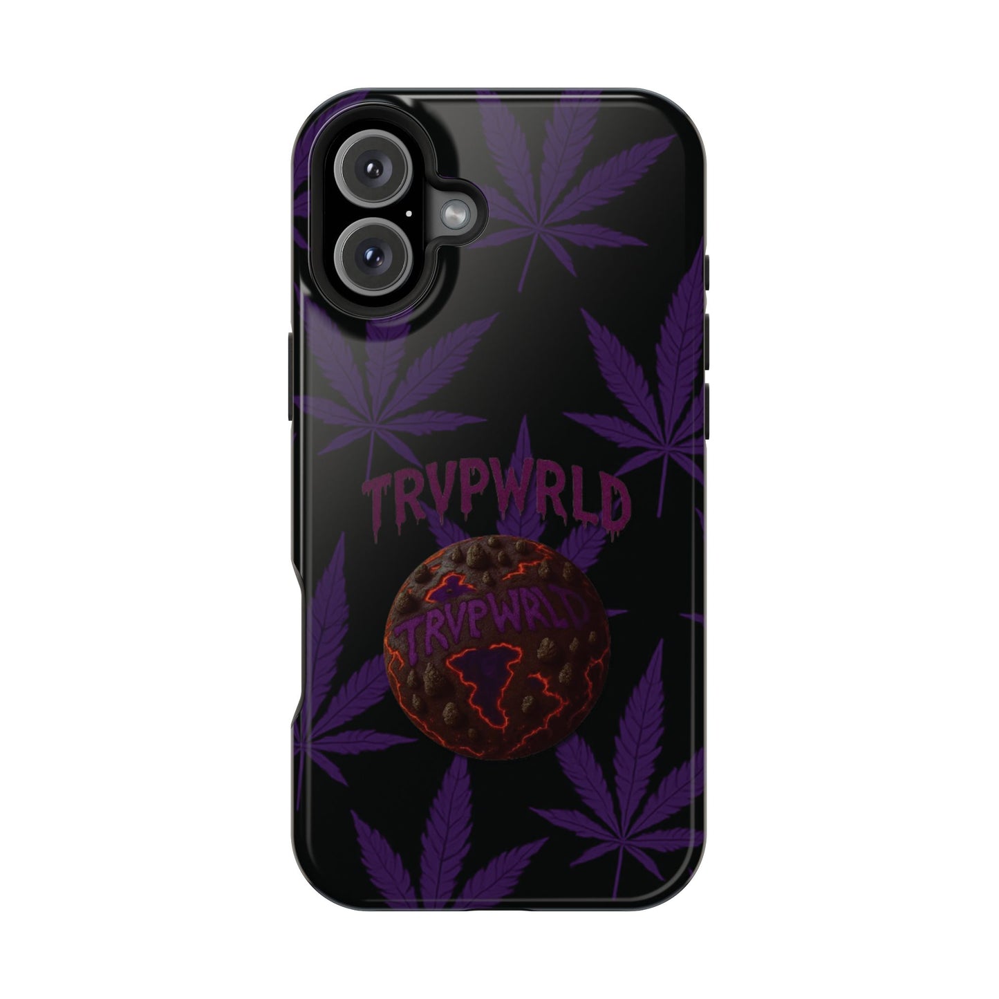Smoke Signals Cannabis-Themed Impact-Resistant Phone Case