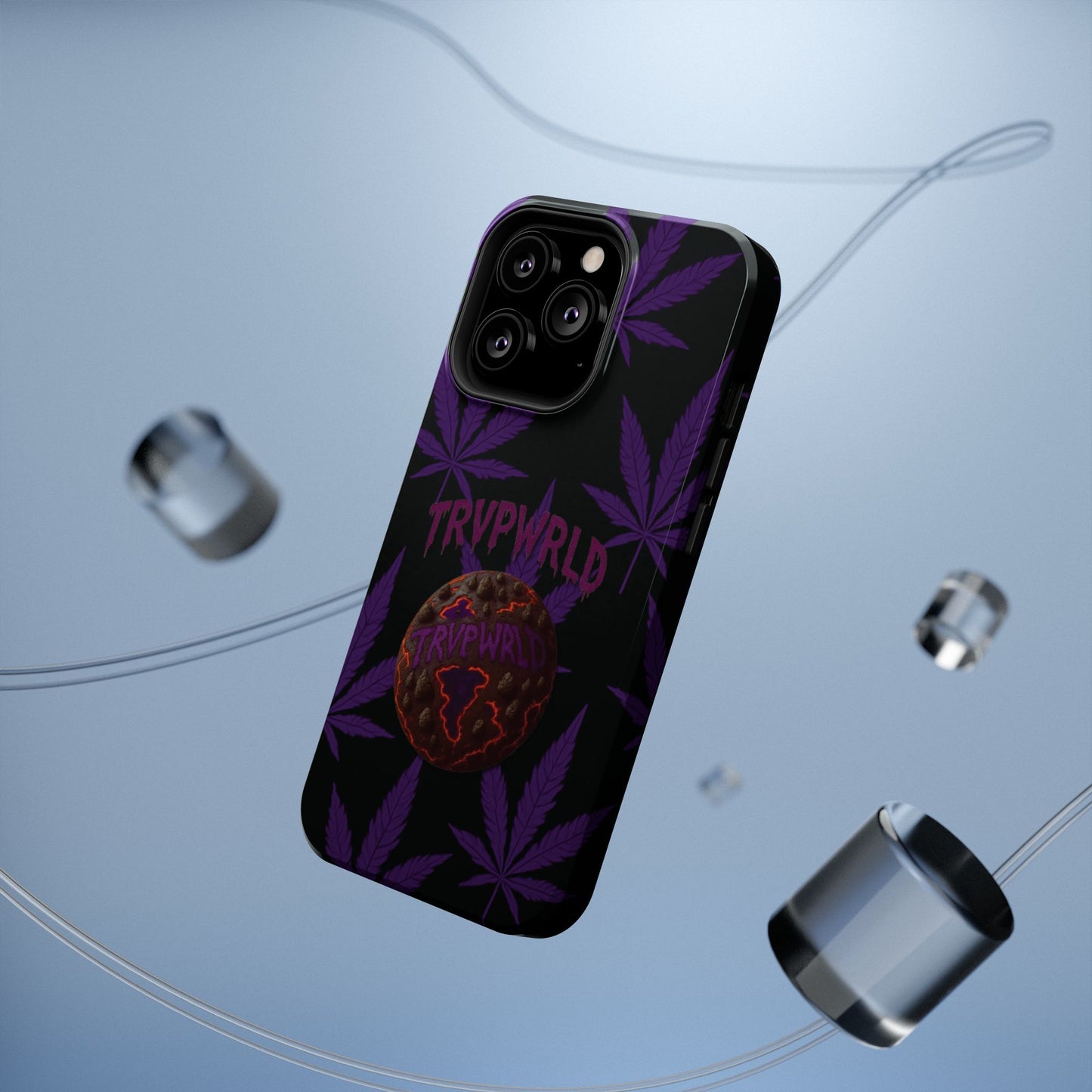 Smoke Signals Cannabis-Themed Impact-Resistant Phone Case