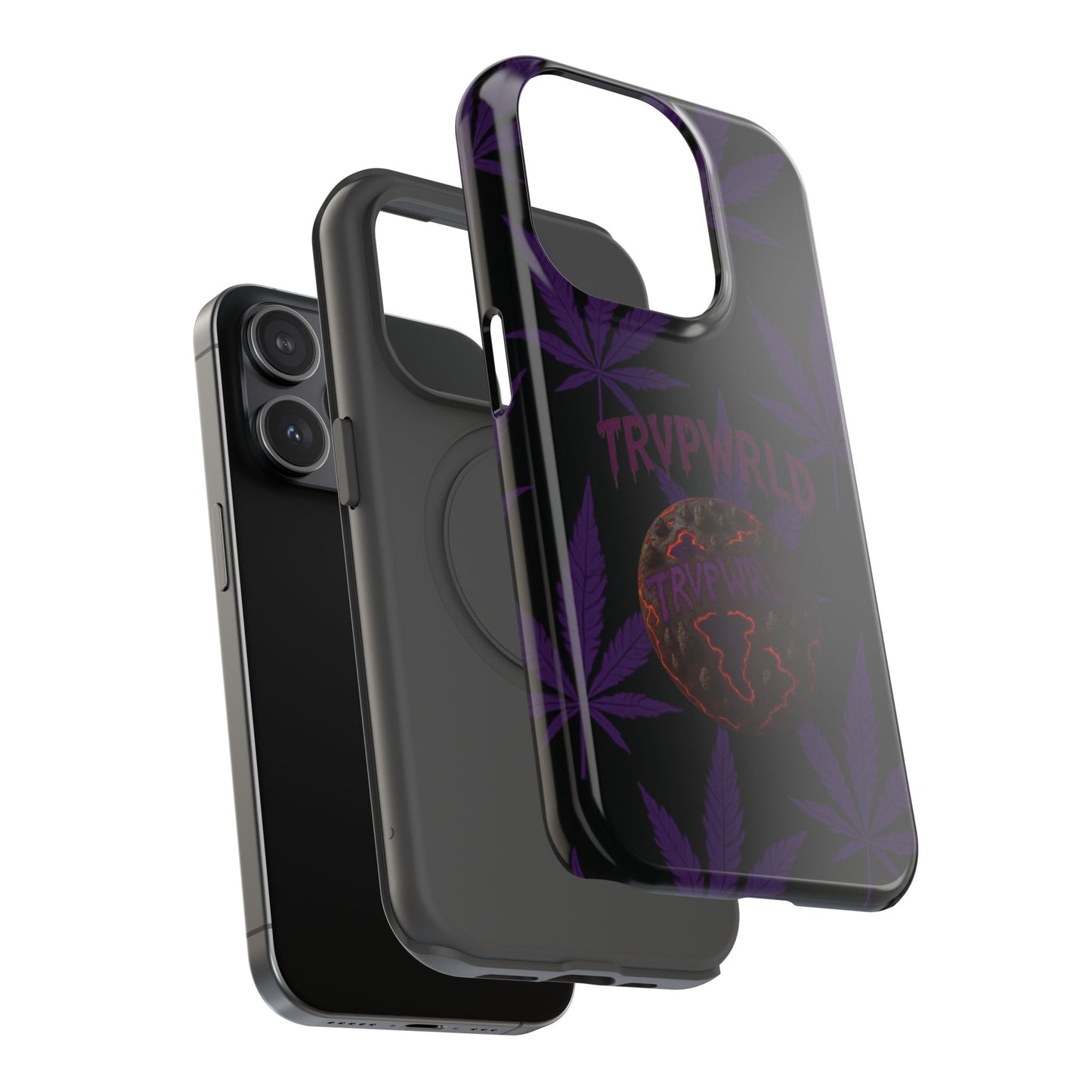 Smoke Signals Cannabis-Themed Impact-Resistant Phone Case