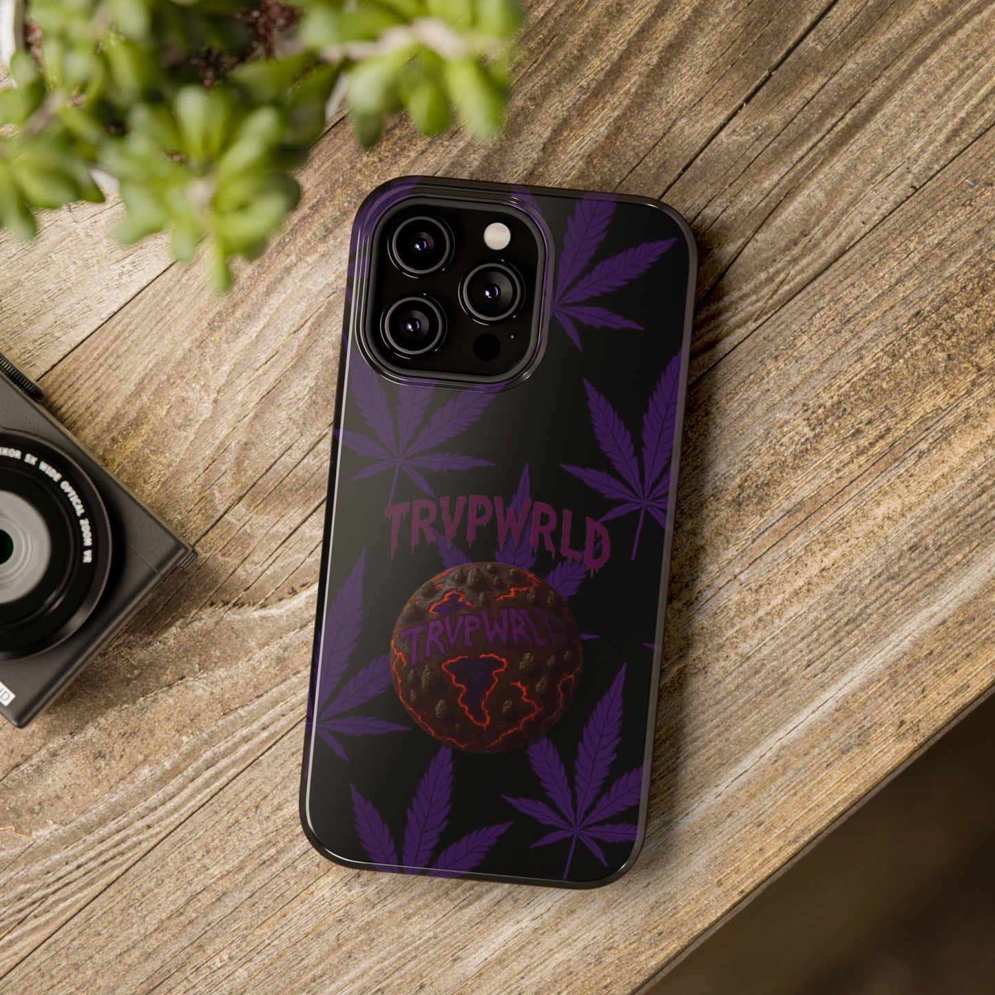 Smoke Signals Cannabis-Themed Impact-Resistant Phone Case