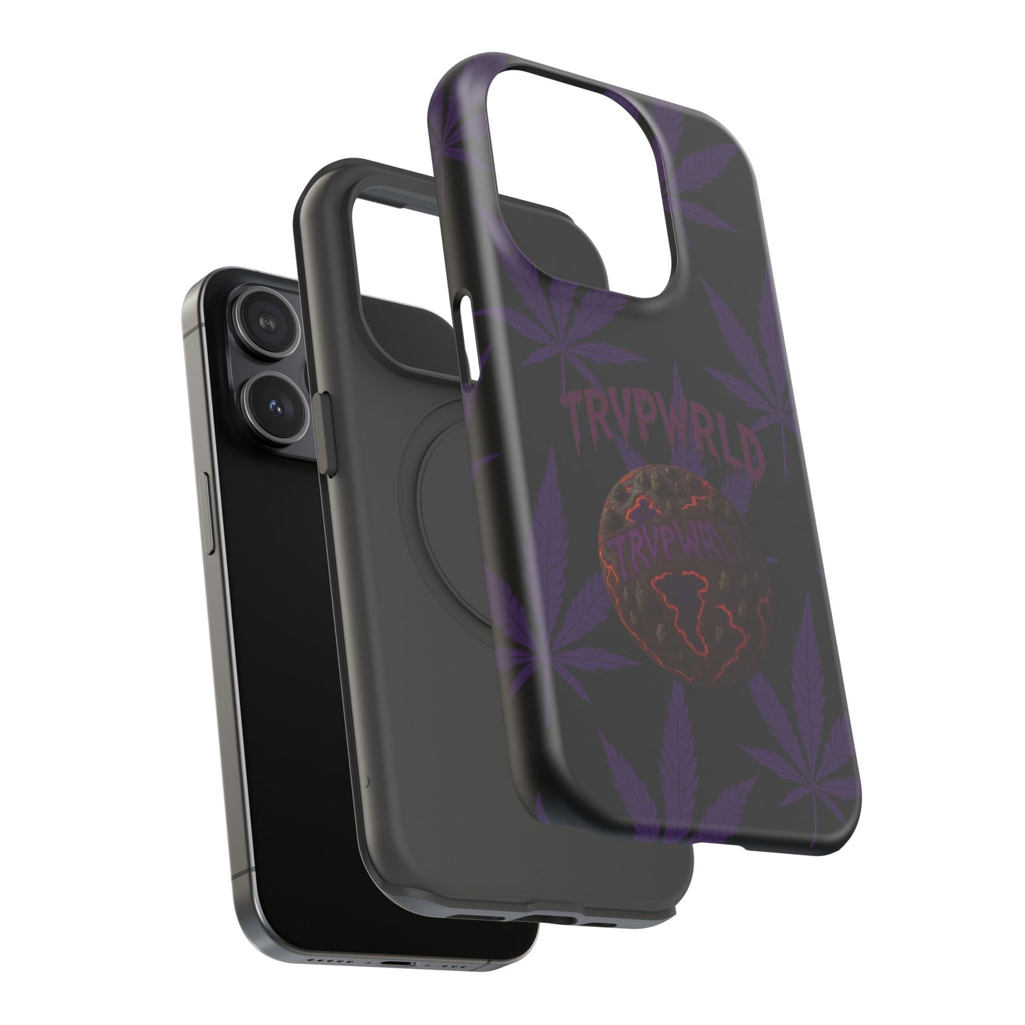 Smoke Signals Cannabis-Themed Impact-Resistant Phone Case