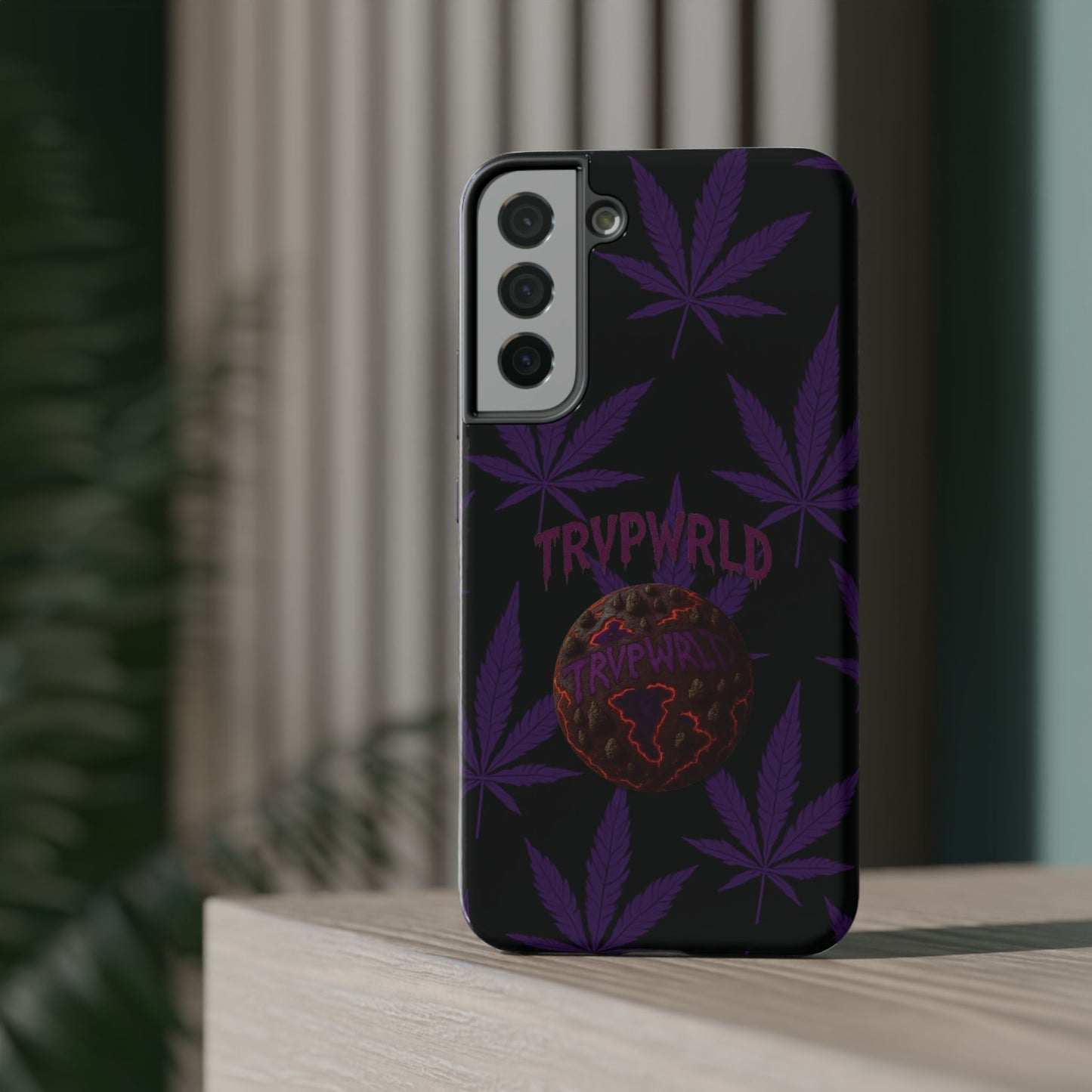 Smoke Signals Cannabis-Themed Impact-Resistant Phone Case