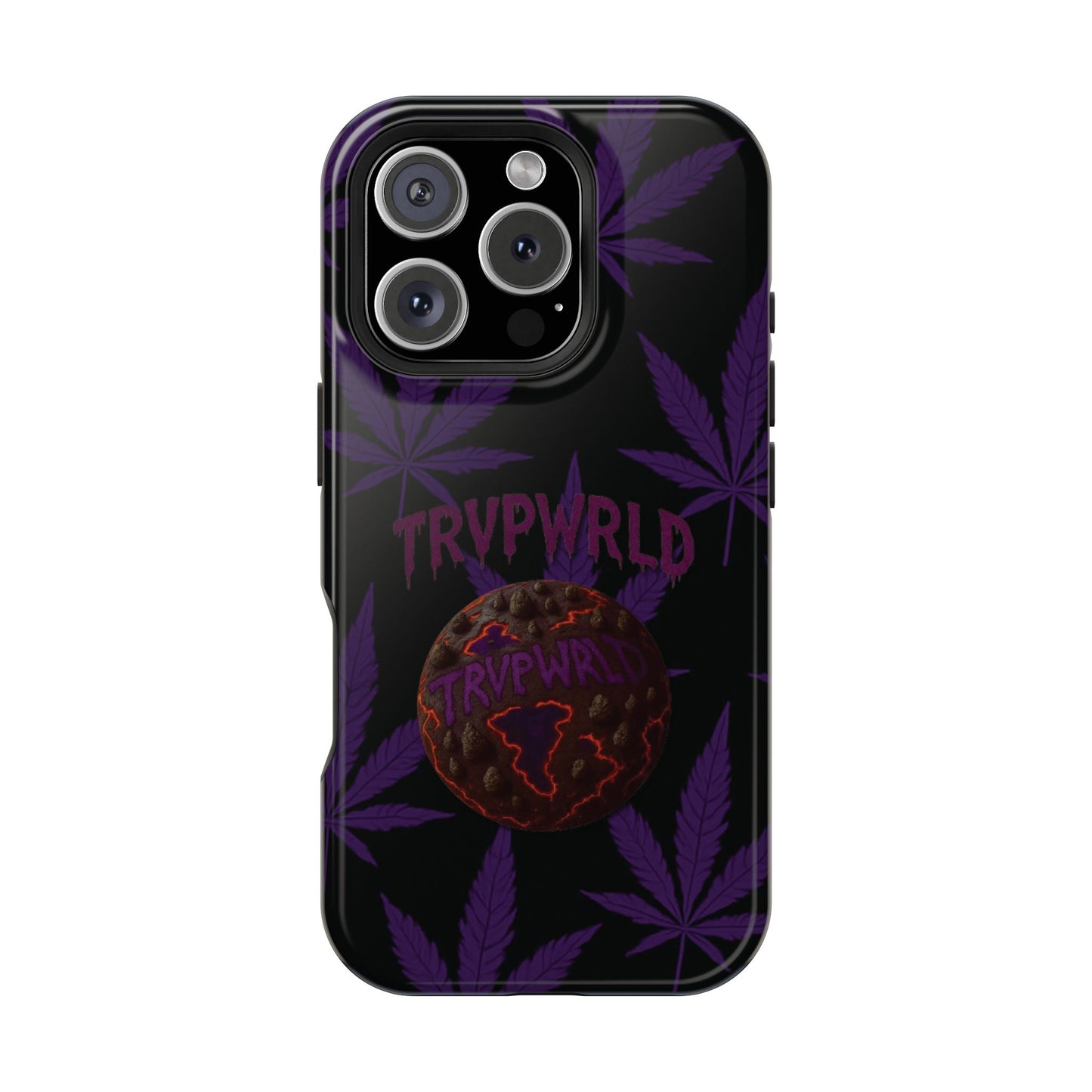 Smoke Signals Cannabis-Themed Impact-Resistant Phone Case