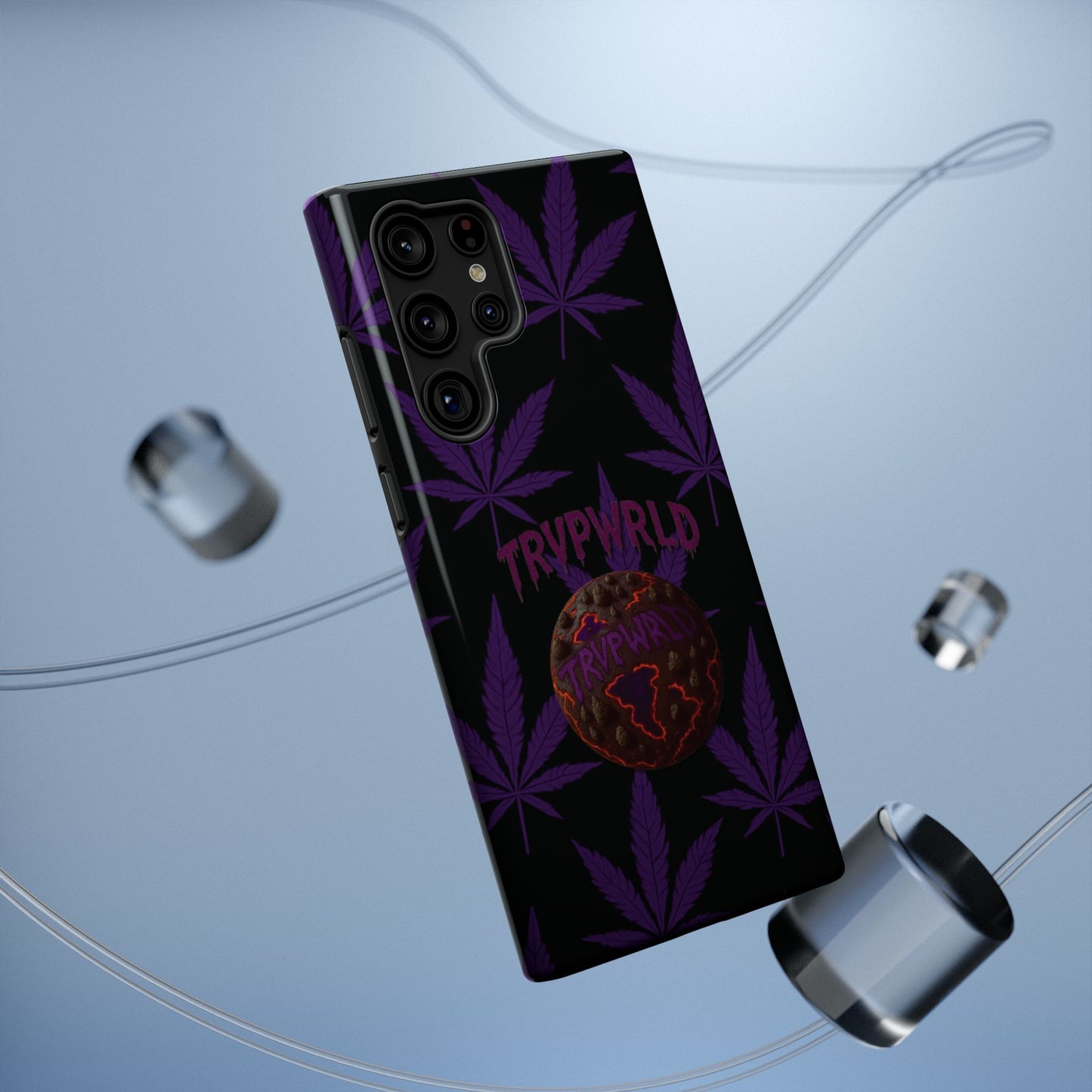 Smoke Signals Cannabis-Themed Impact-Resistant Phone Case