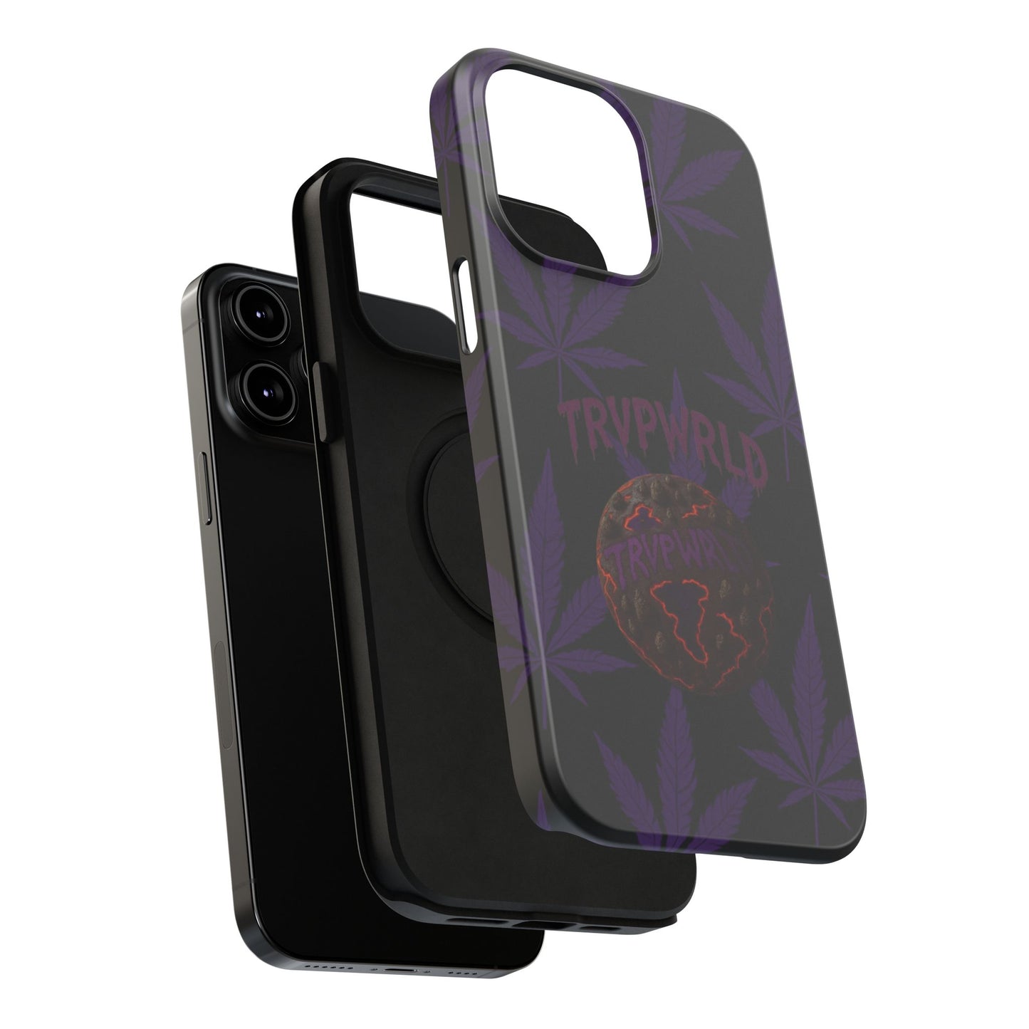 Smoke Signals Cannabis-Themed Impact-Resistant Phone Case