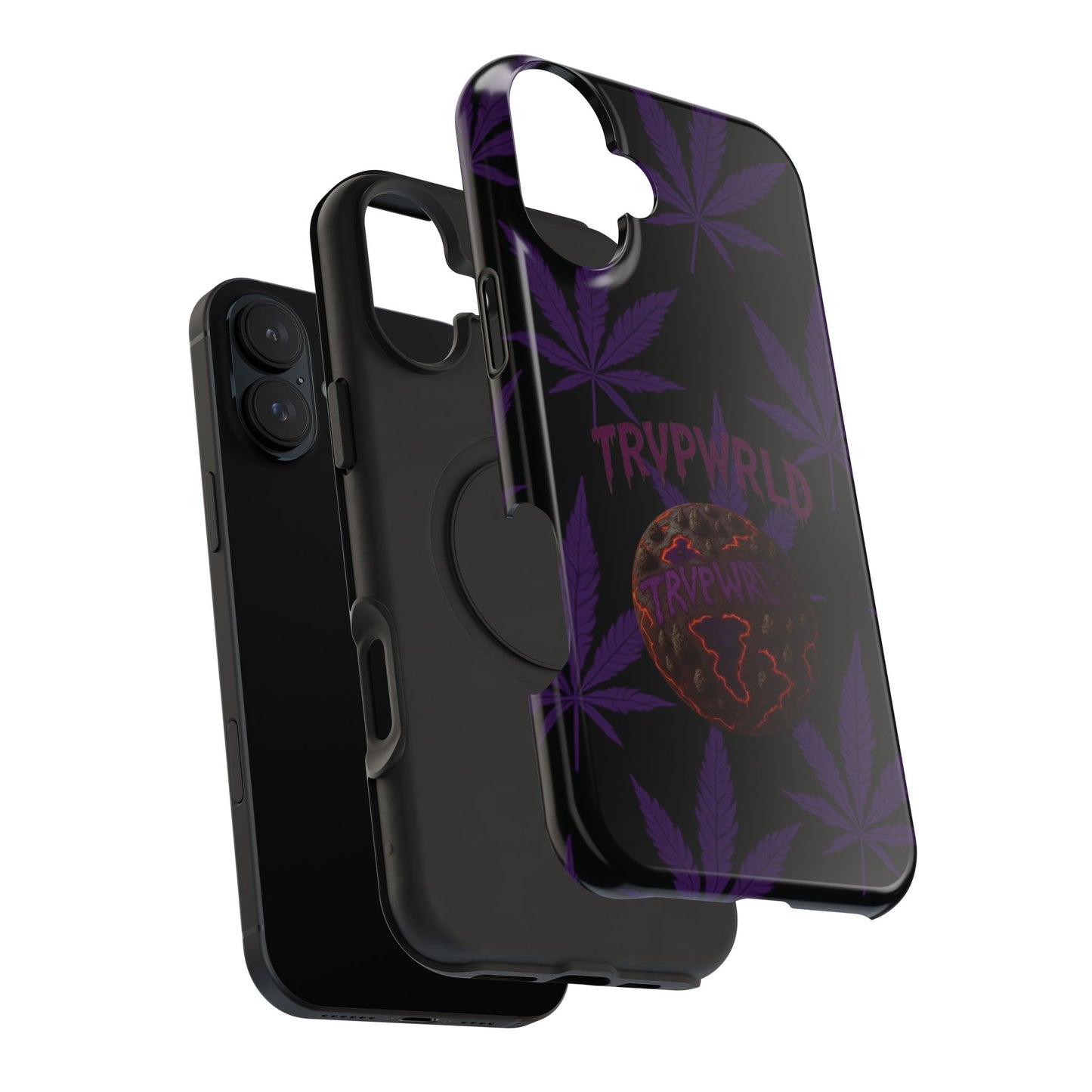 Smoke Signals Cannabis-Themed Impact-Resistant Phone Case