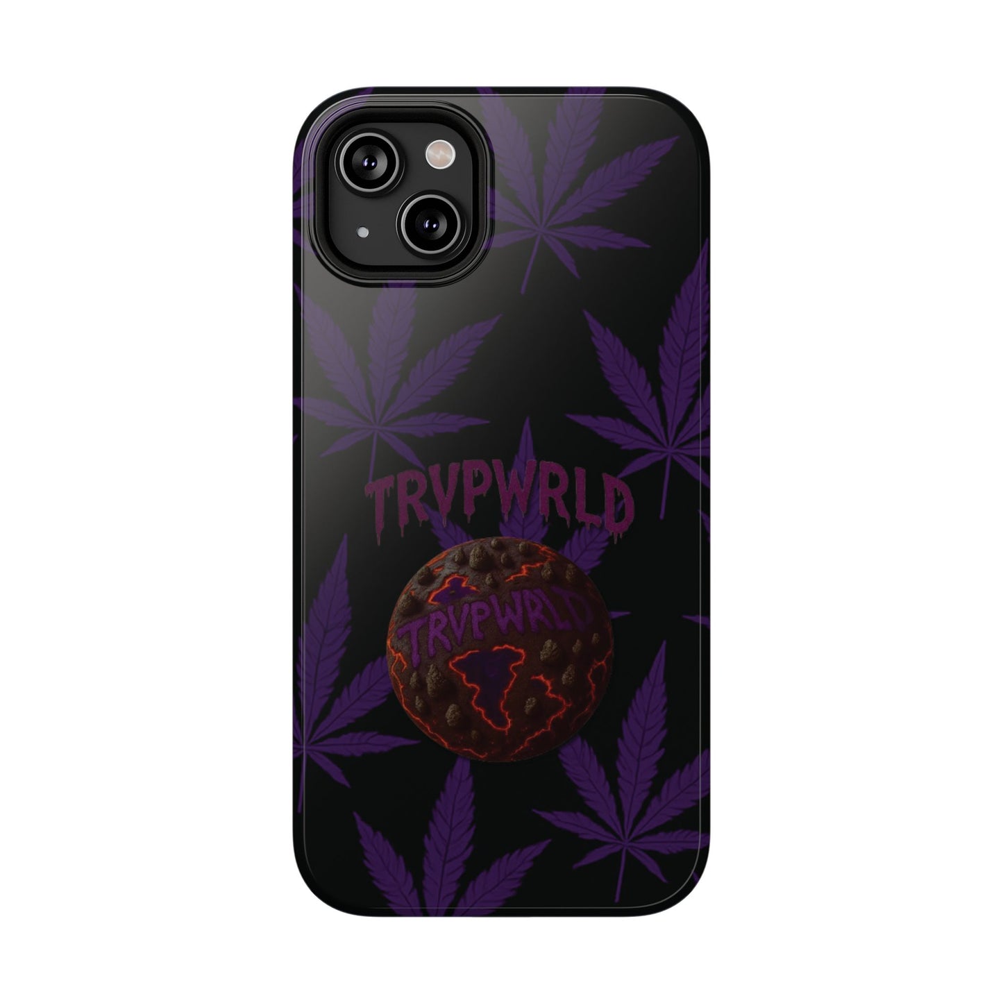 Smoke Signals Cannabis-Themed Impact-Resistant Phone Case