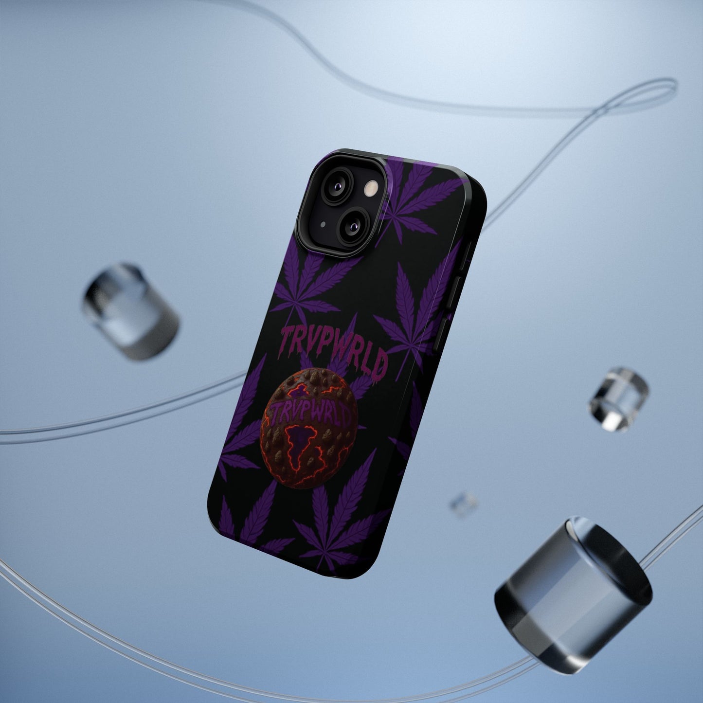 Smoke Signals Cannabis-Themed Impact-Resistant Phone Case