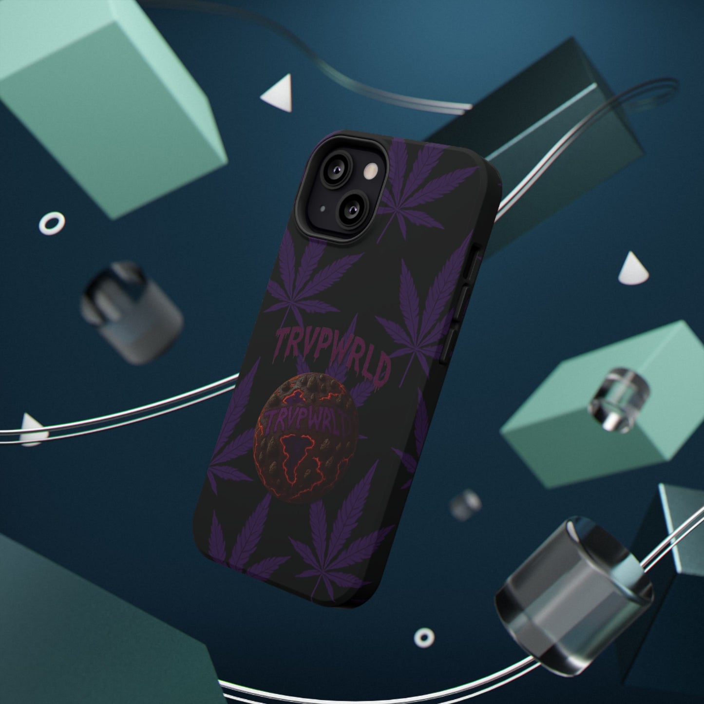 Smoke Signals Cannabis-Themed Impact-Resistant Phone Case