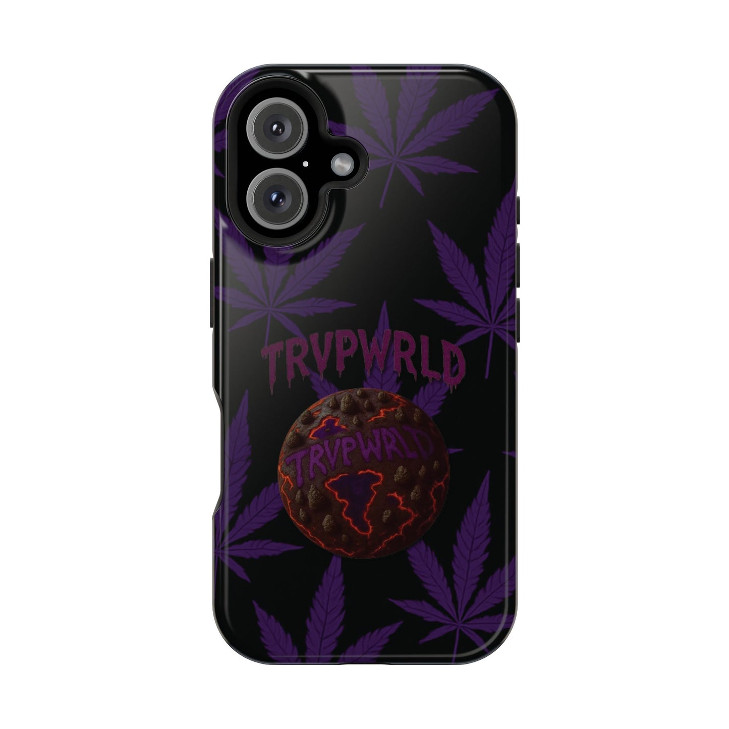 Smoke Signals Cannabis-Themed Impact-Resistant Phone Case
