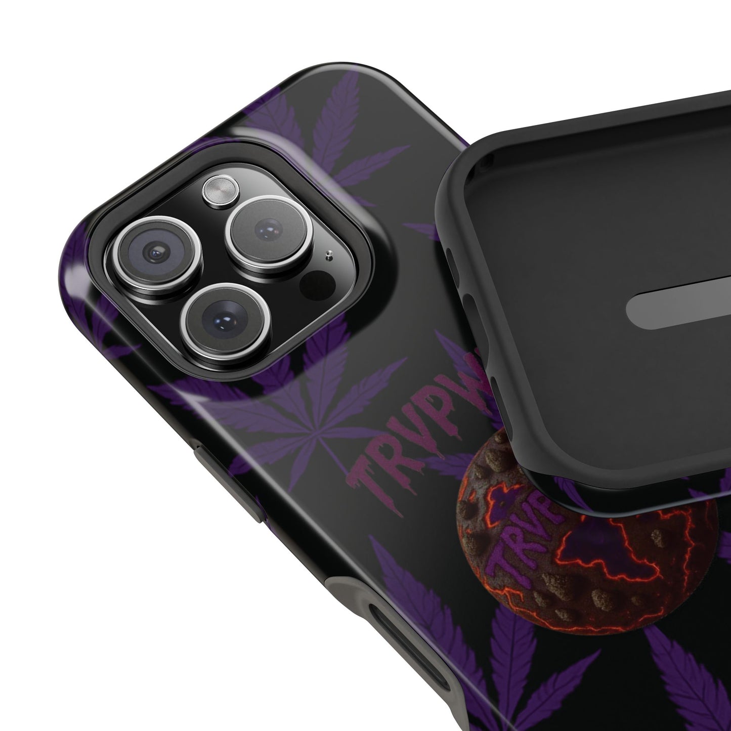 Smoke Signals Cannabis-Themed Impact-Resistant Phone Case