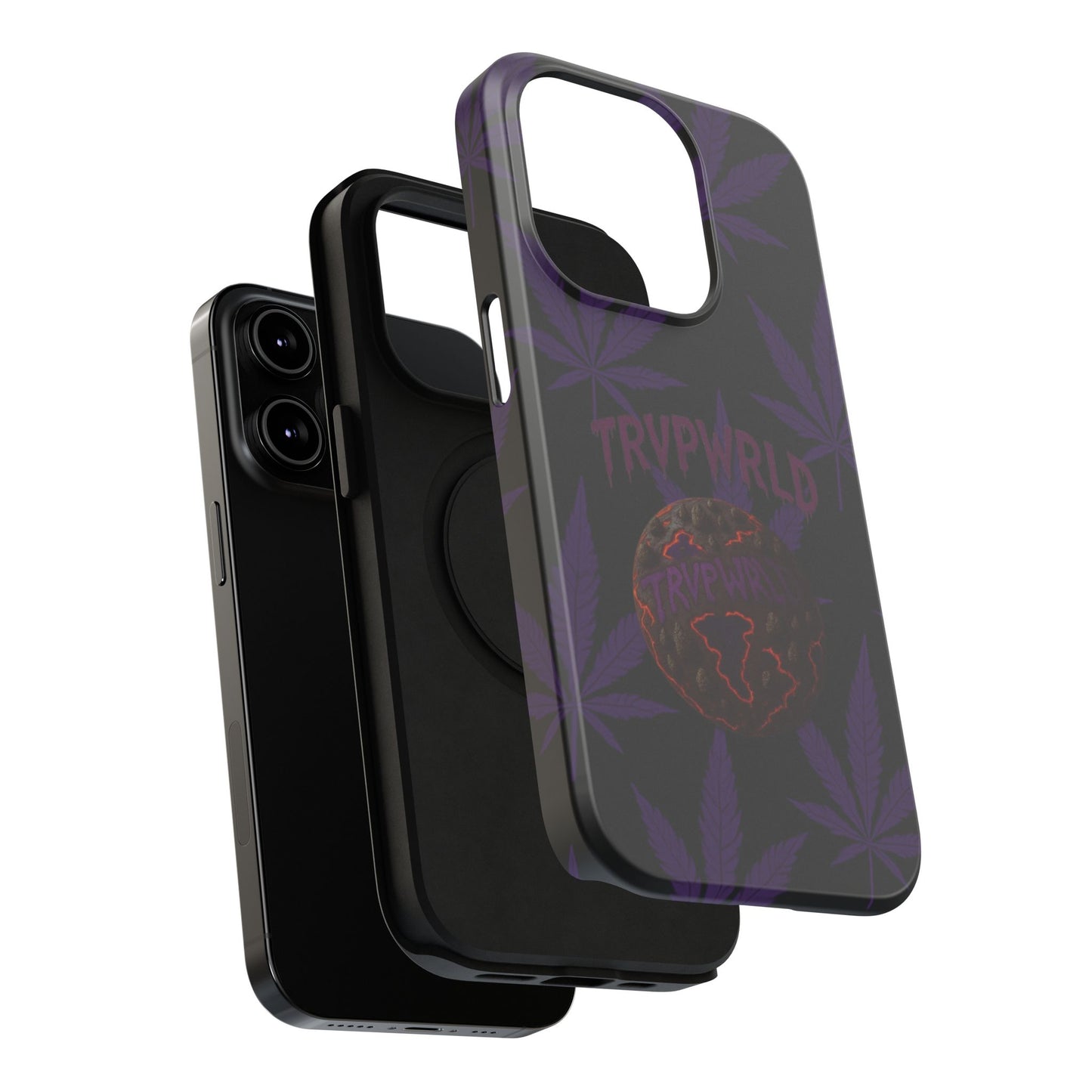 Smoke Signals Cannabis-Themed Impact-Resistant Phone Case