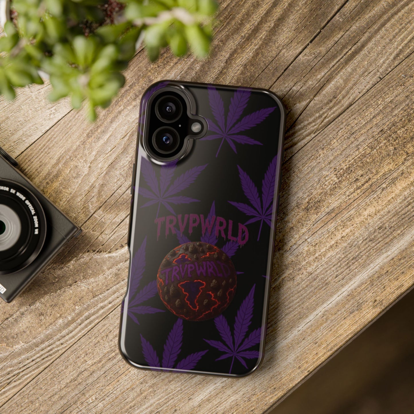 Smoke Signals Cannabis-Themed Impact-Resistant Phone Case