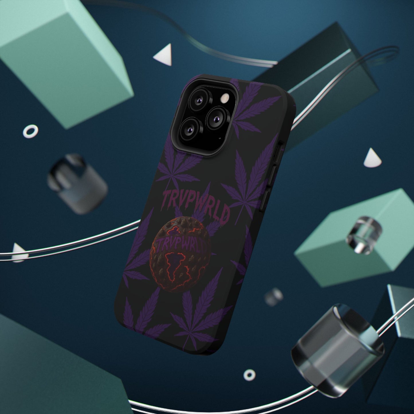 Smoke Signals Cannabis-Themed Impact-Resistant Phone Case