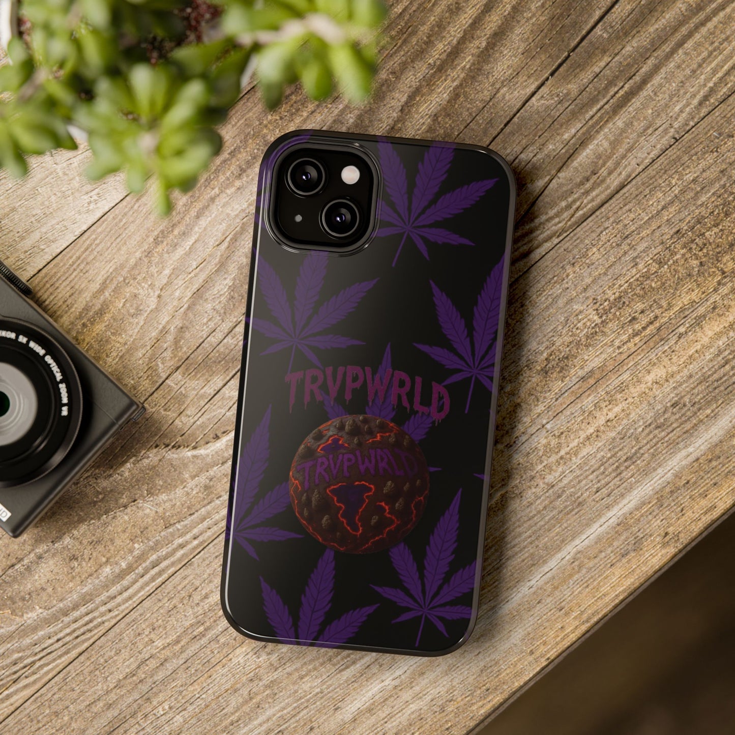 Smoke Signals Cannabis-Themed Impact-Resistant Phone Case